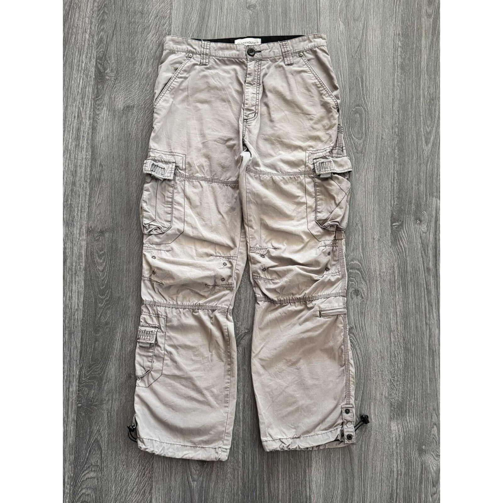 Japanese Brand Y2K Vintage parachute pants with drawstring cuffs Size US 32 / EU 48 - 2 Thumbnail