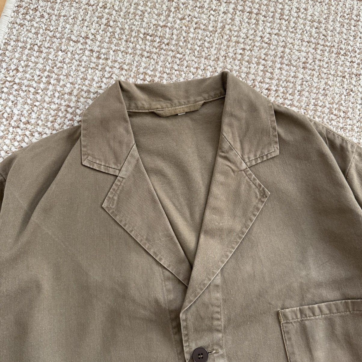 Vintage French distressed chore works vintage jacket Size US L / EU 52-54 / 3 - 2 Thumbnail
