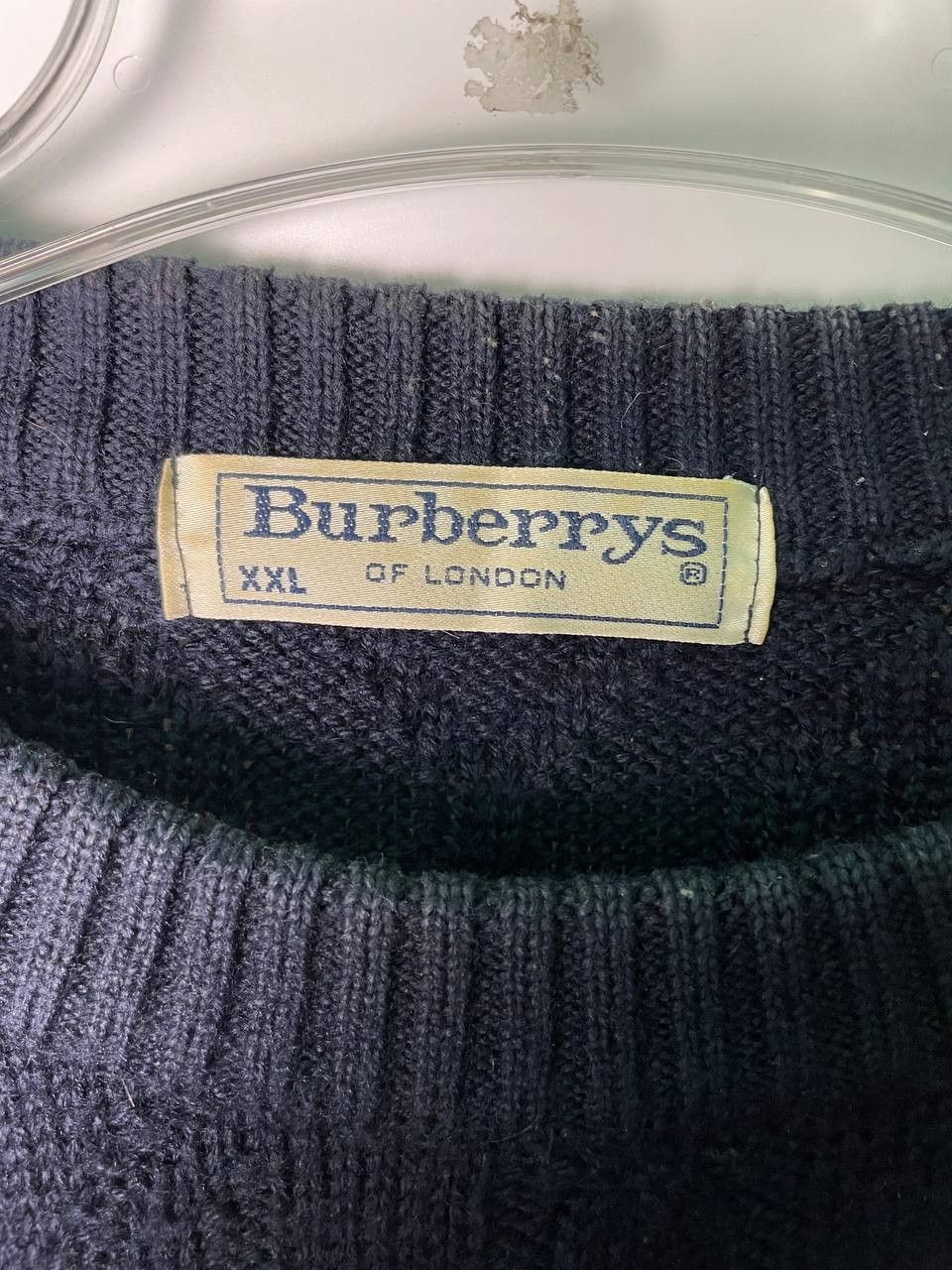Burberry Streetwear Vintage Burberry’s big logo knitted sweater Size US XXL / EU 58 / 5 - 3 Thumbnail