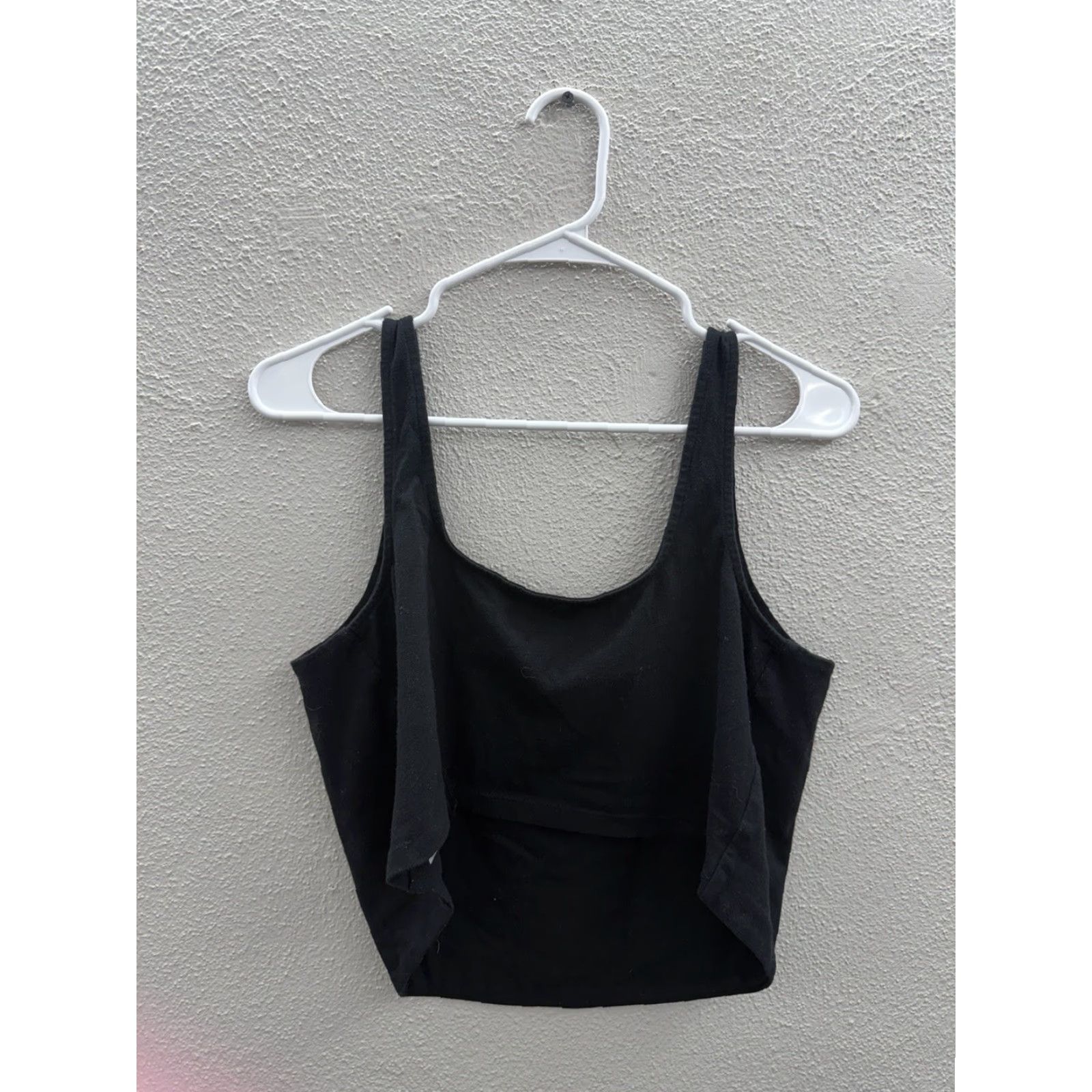 Vintage Wild Fable Tank Top Womens Size XXL Black Cropped Sleeveless Scoop Neck Casual Minted by Brand? Size XXL / US 16-18 / IT 52-54 - 5 Thumbnail