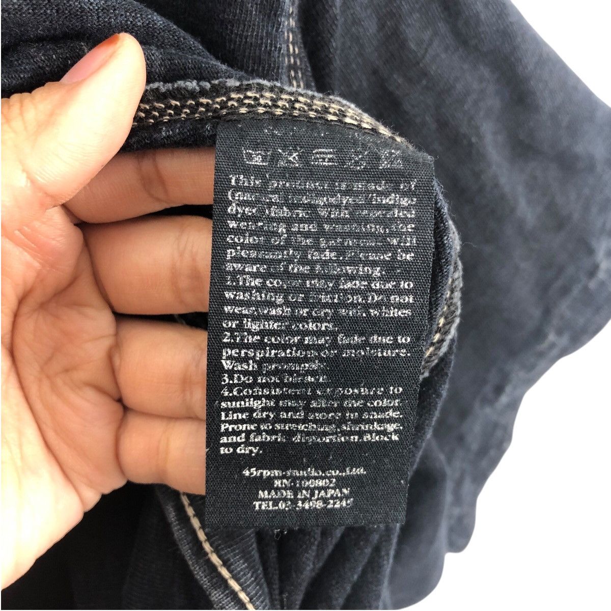 Japanese Brand Japanese Brand 45 RPM STUDIO INDIGO Tokyo Exclusive T-Shirt Size US L / EU 52-54 / 3 - 6 Thumbnail