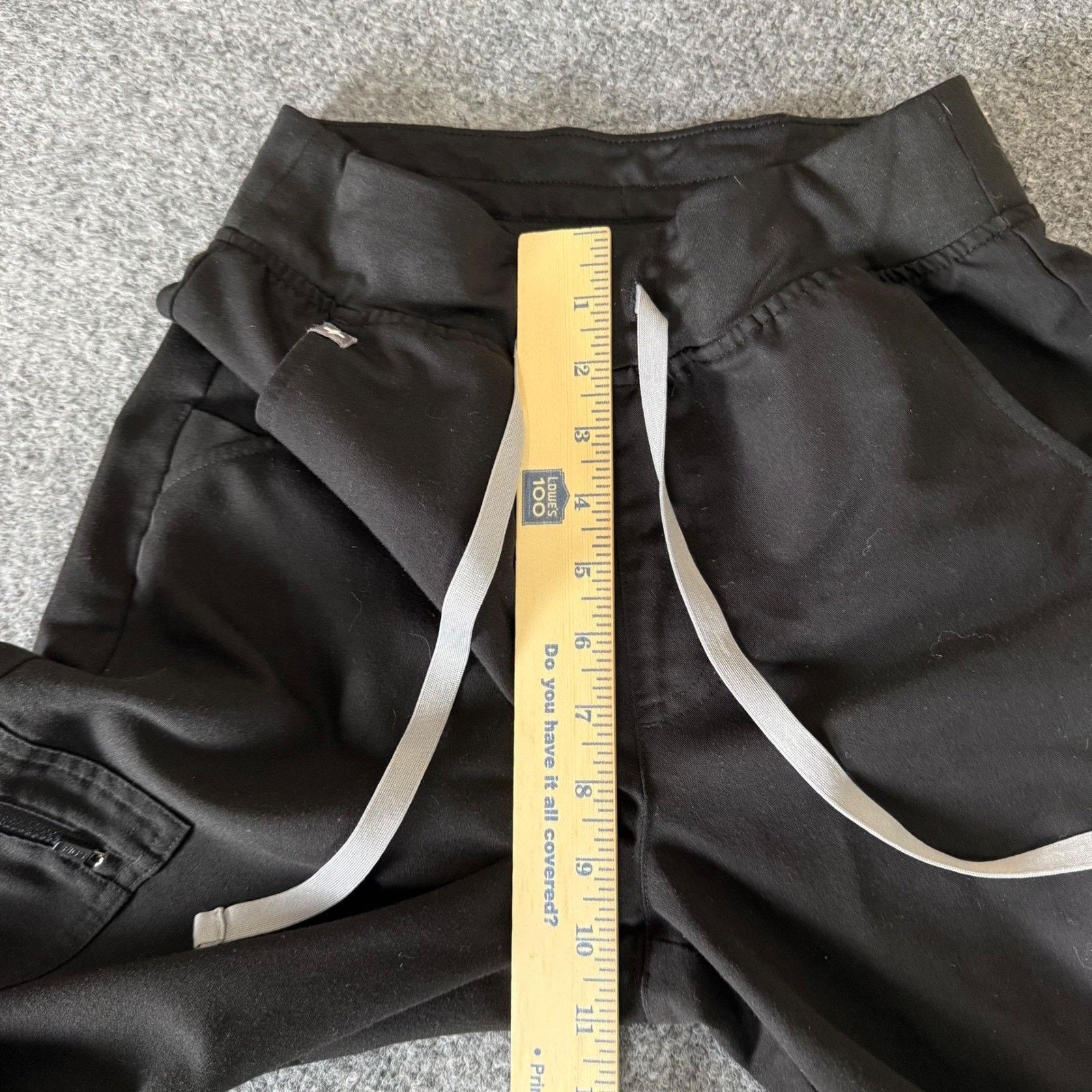Other FIGS Zamora Scrub Jogger Pants Womens XS Black Medical Size 24" / US 00 / IT 34 - 6 Thumbnail