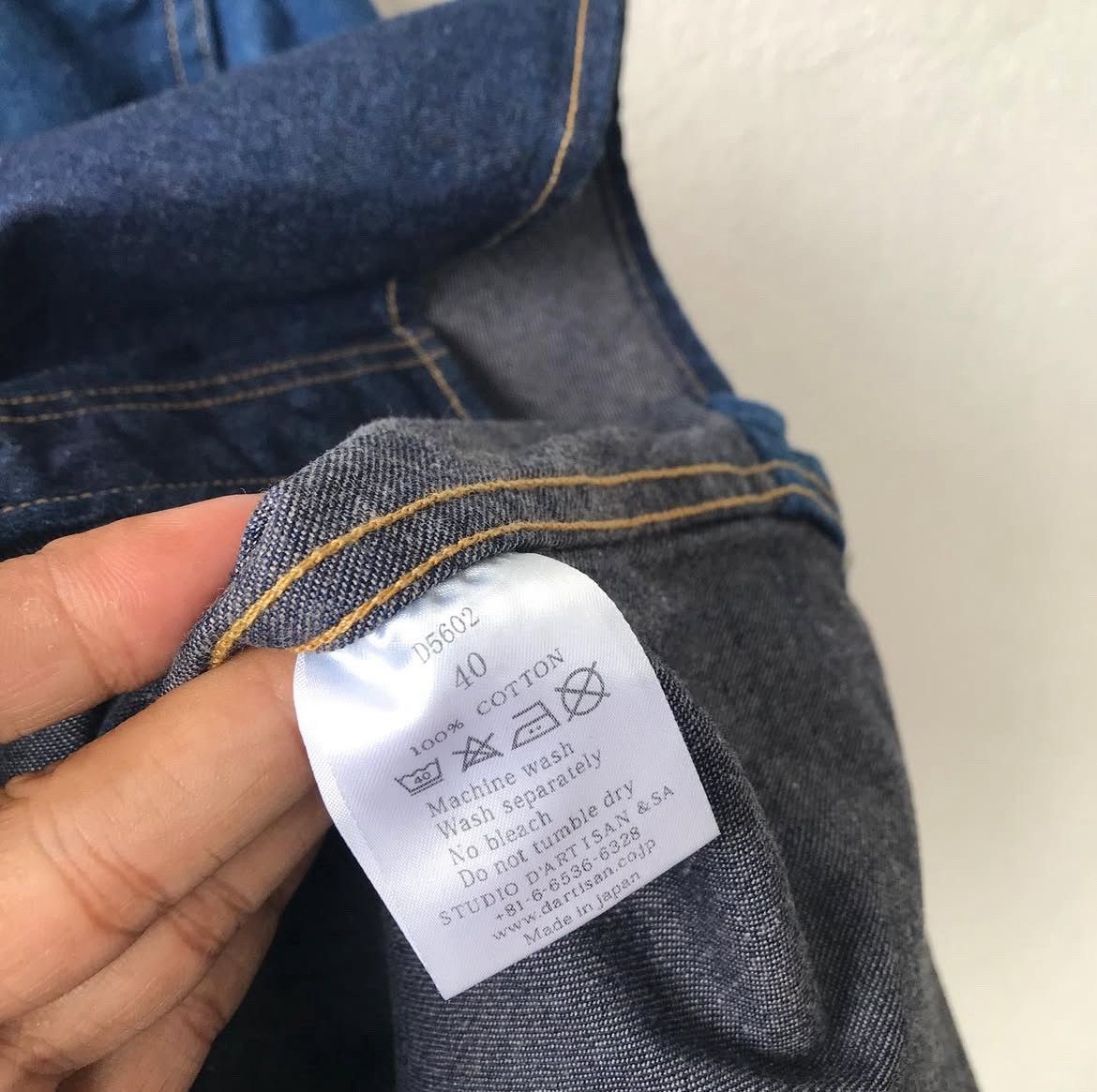 Studio D'Artisan Western Denim Shirt Size US L / EU 52-54 / 3 - 8 Thumbnail