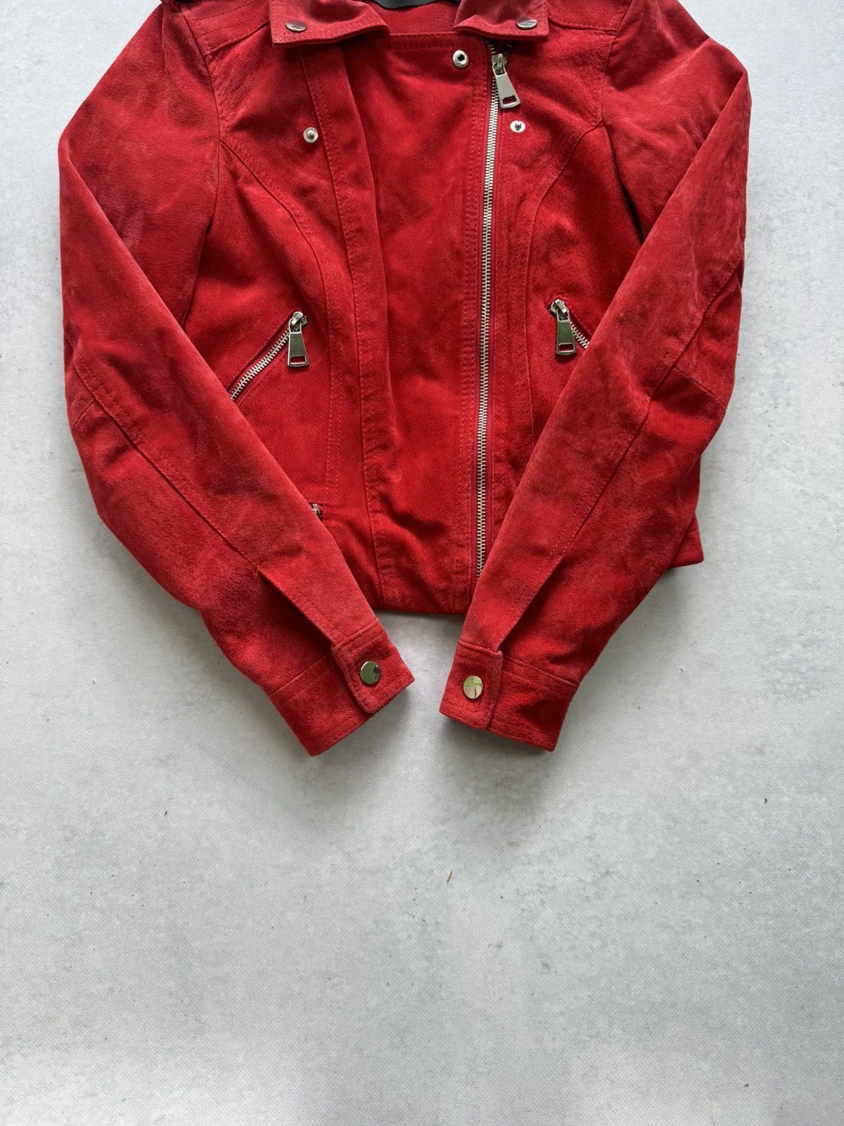 Vintage Vintage Y2k Archive Avant Garde Leather Cropped Jacket Size S / US 4 / IT 40 - 7 Thumbnail