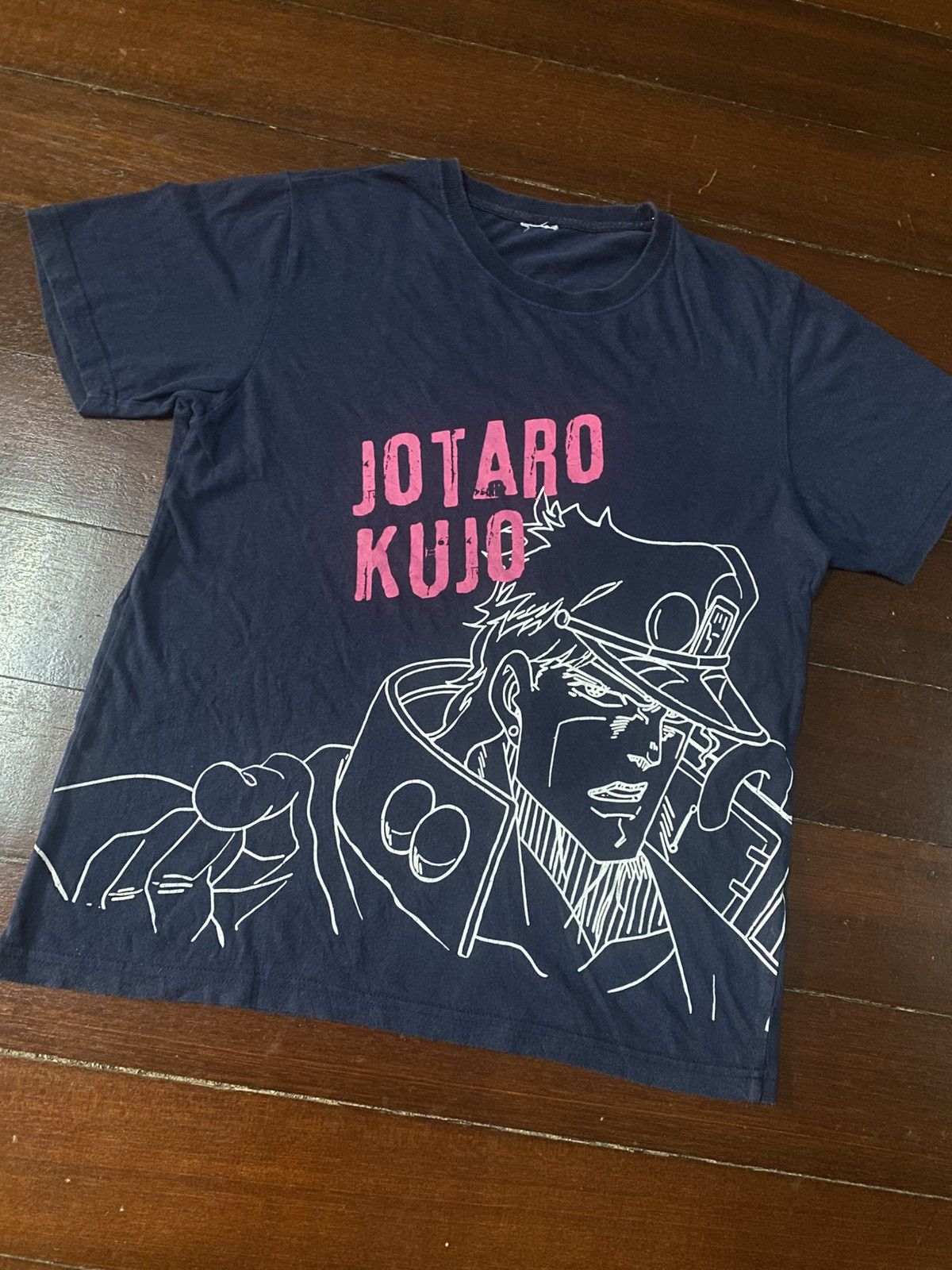 Anime Rare Jotaro Kujo JoJo's Bizarre Adventure Manga anime tee Size US M / EU 48-50 / 2 - 4 Thumbnail