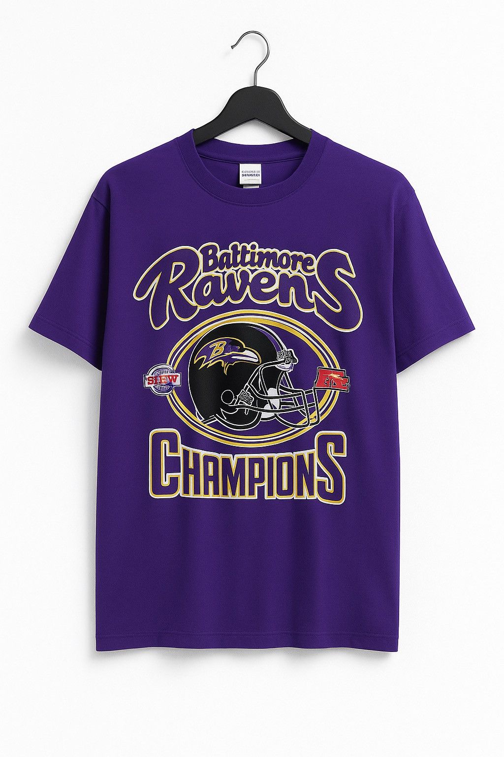 NFL Vintage Baltimore Ravens AFC Champions T-Shirt FOTL Size US XL / EU 56 / 4 - 1 Thumbnail