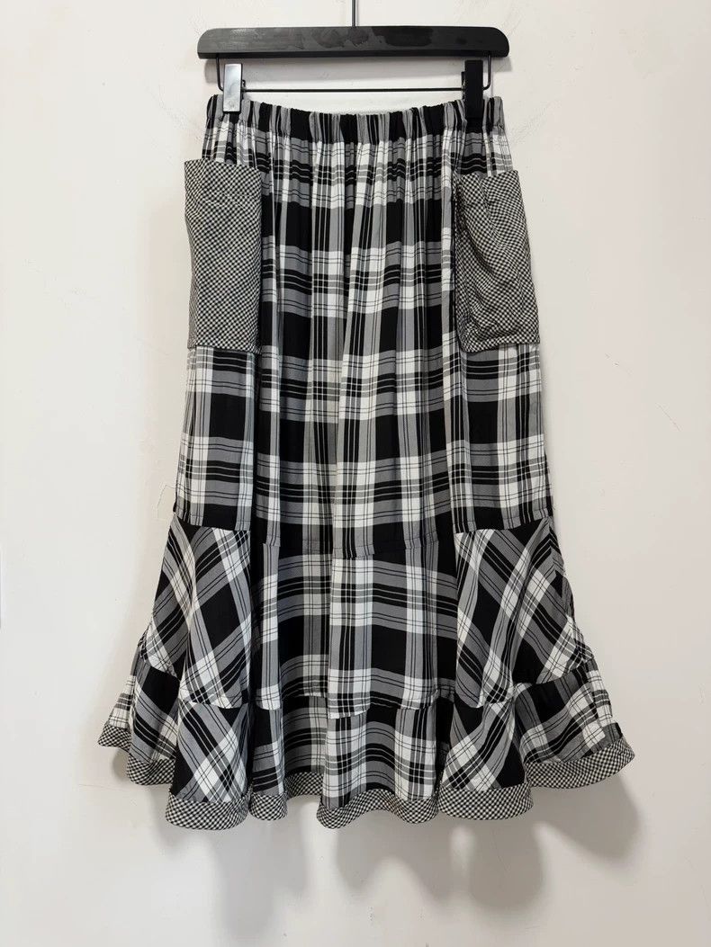 Comme des Garcons Comme Des Garcons Doll collar size plaid stitching top fis Size S / US 4 / IT 40 - 3 Thumbnail