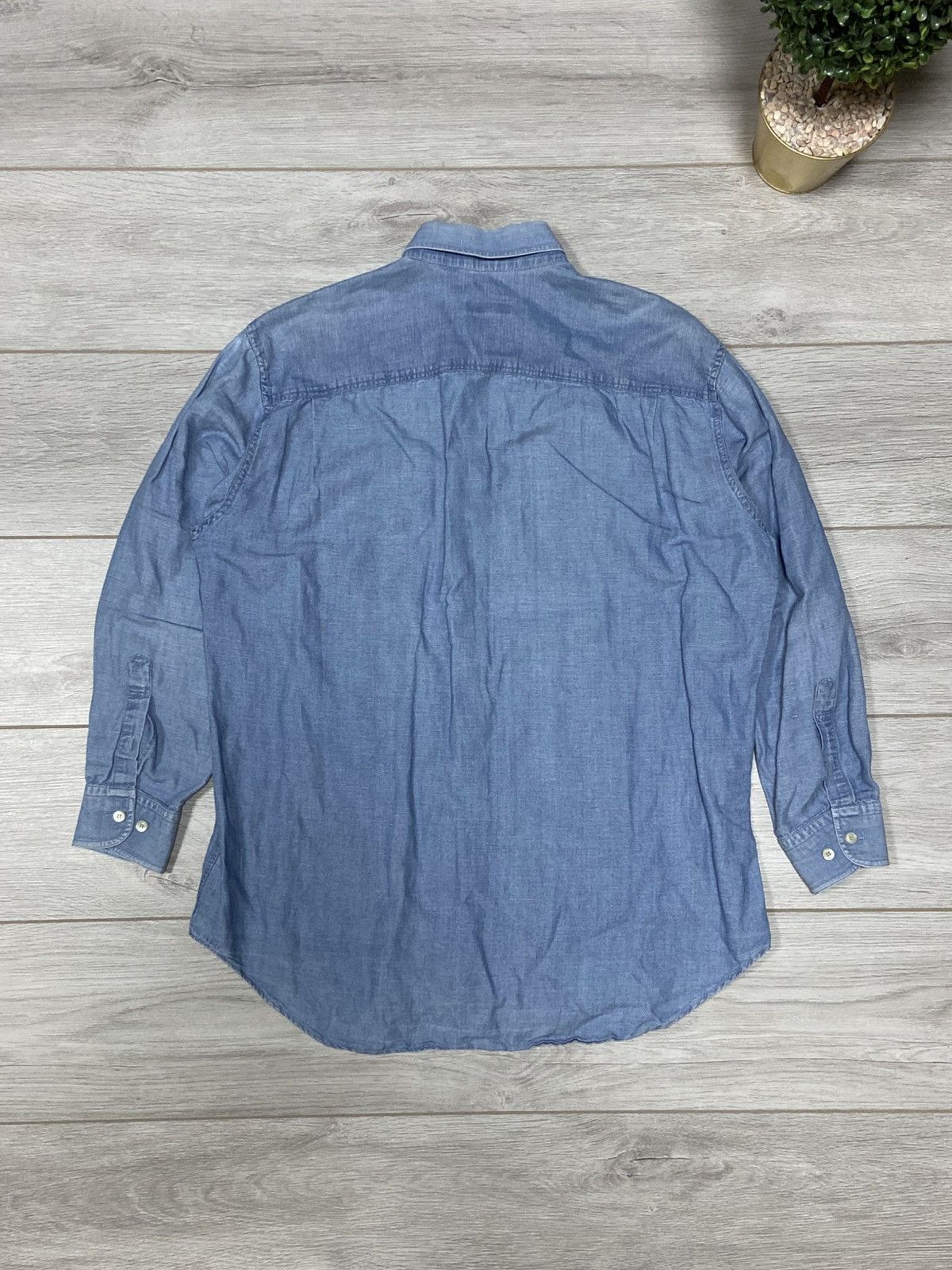 Burberry Burberry London linen denim multipocket shirt buttons Size US M / EU 48-50 / 2 - 7 Thumbnail
