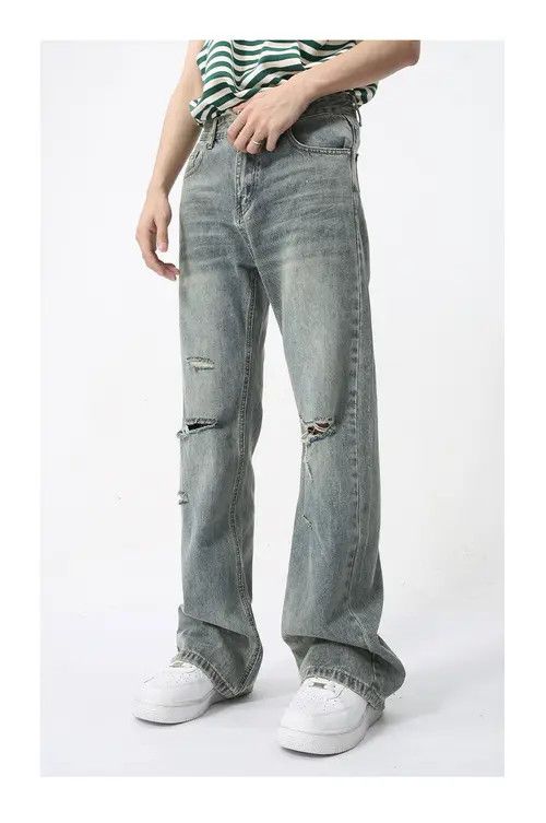 Other Retro washed cool bootcut ripped jeans Size US 32 / EU 48 - 8 Thumbnail