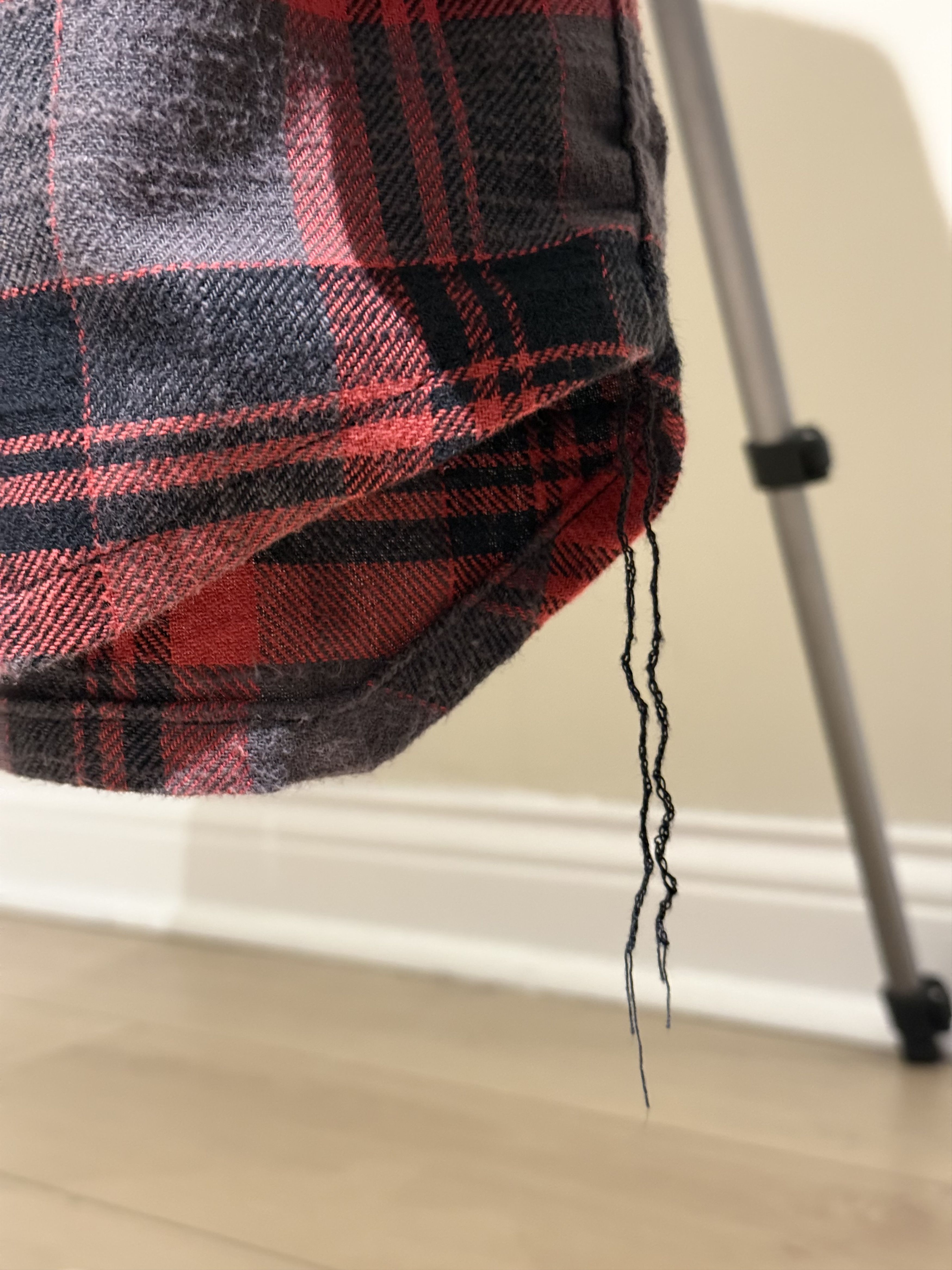 Rick Owens Drkshdw Red Tyrone Plaid Jumbo Outershirt (Size M) Size US M / EU 48-50 / 2 - 5 Thumbnail