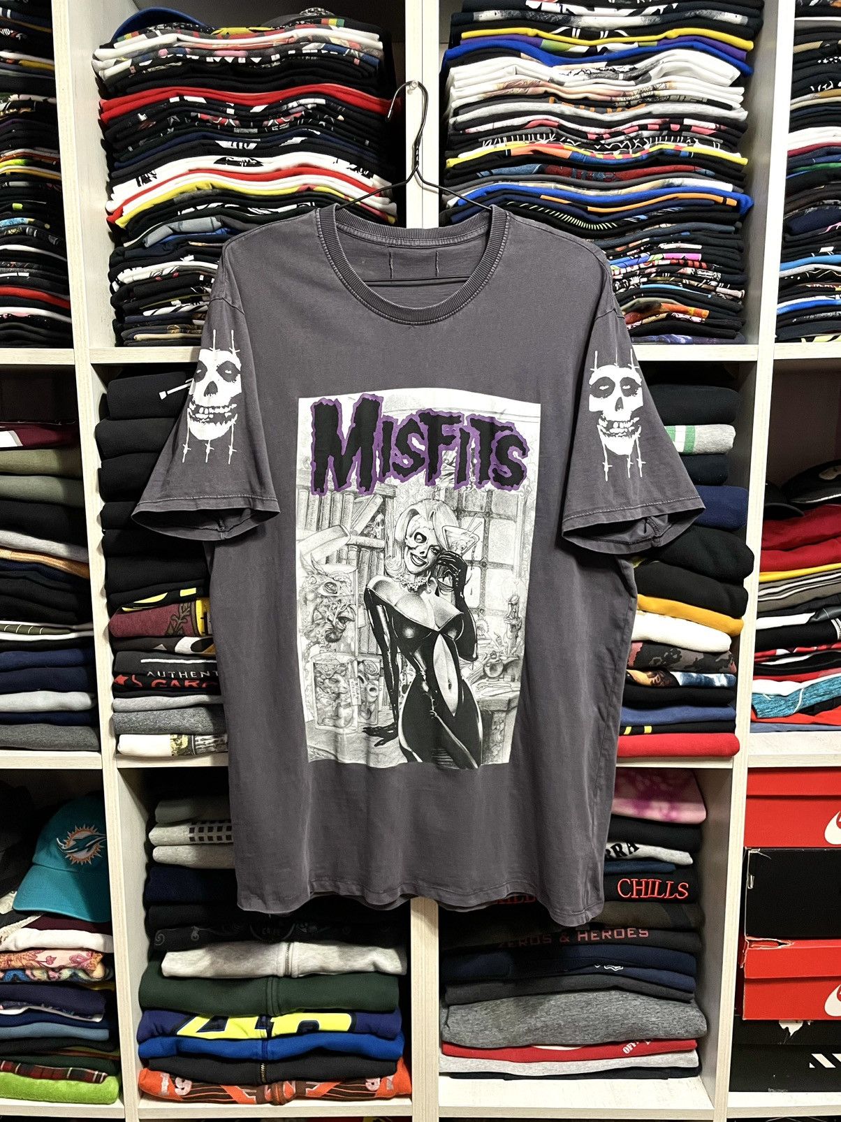 Band Tees Misfits Die, Die My Darling Crimson Ghost Punk Band T-Shirt Size US XL / EU 56 / 4 - 1 Thumbnail