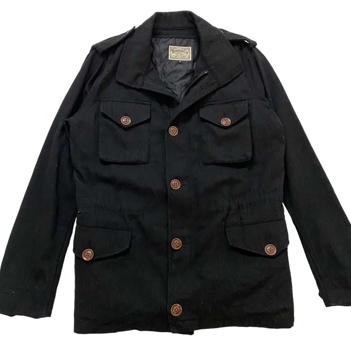 ☀️Vintage Houston military style wool jacket