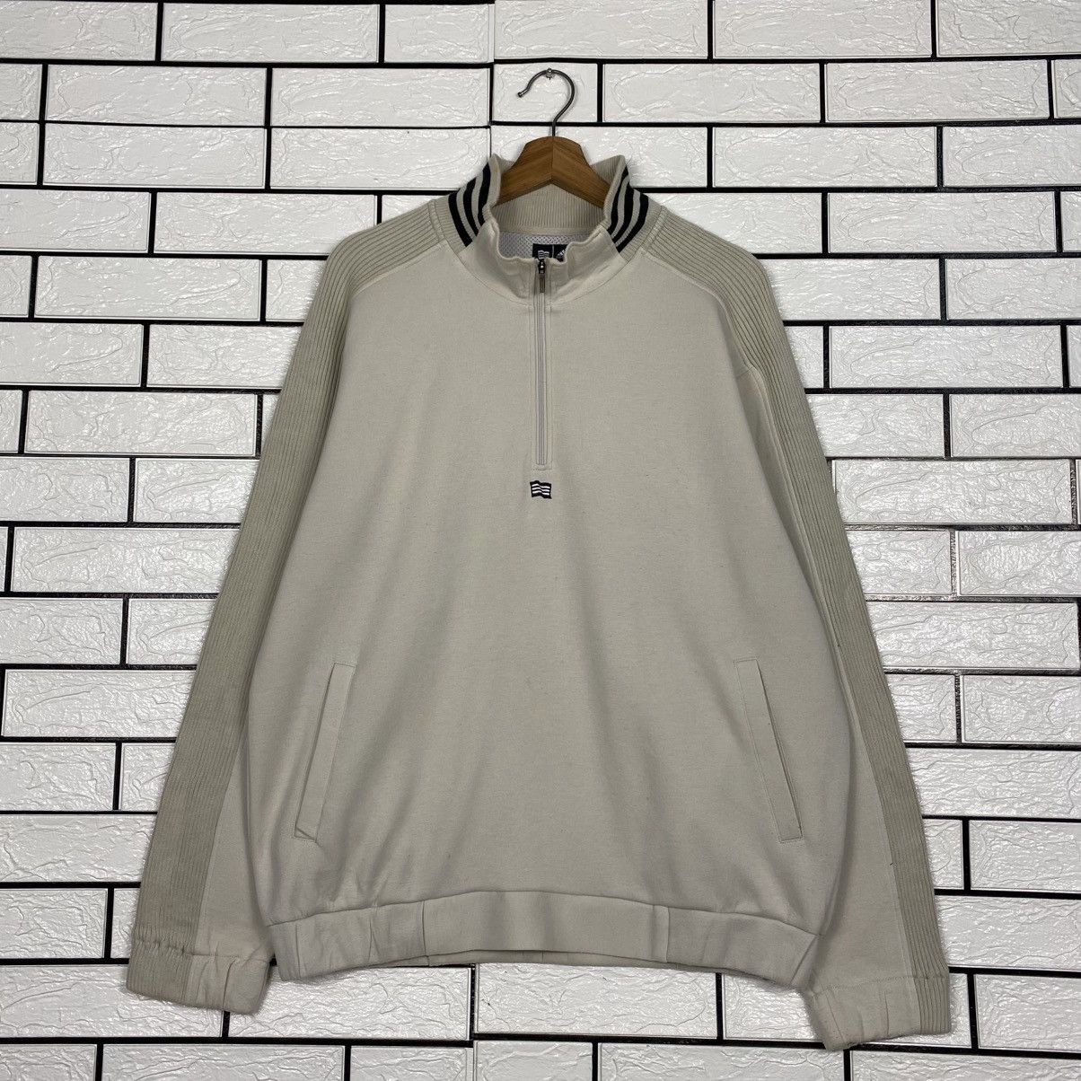 Adidas Anorak Half Zipper Sweater Adidas Size US L / EU 52-54 / 3 - 2 Thumbnail