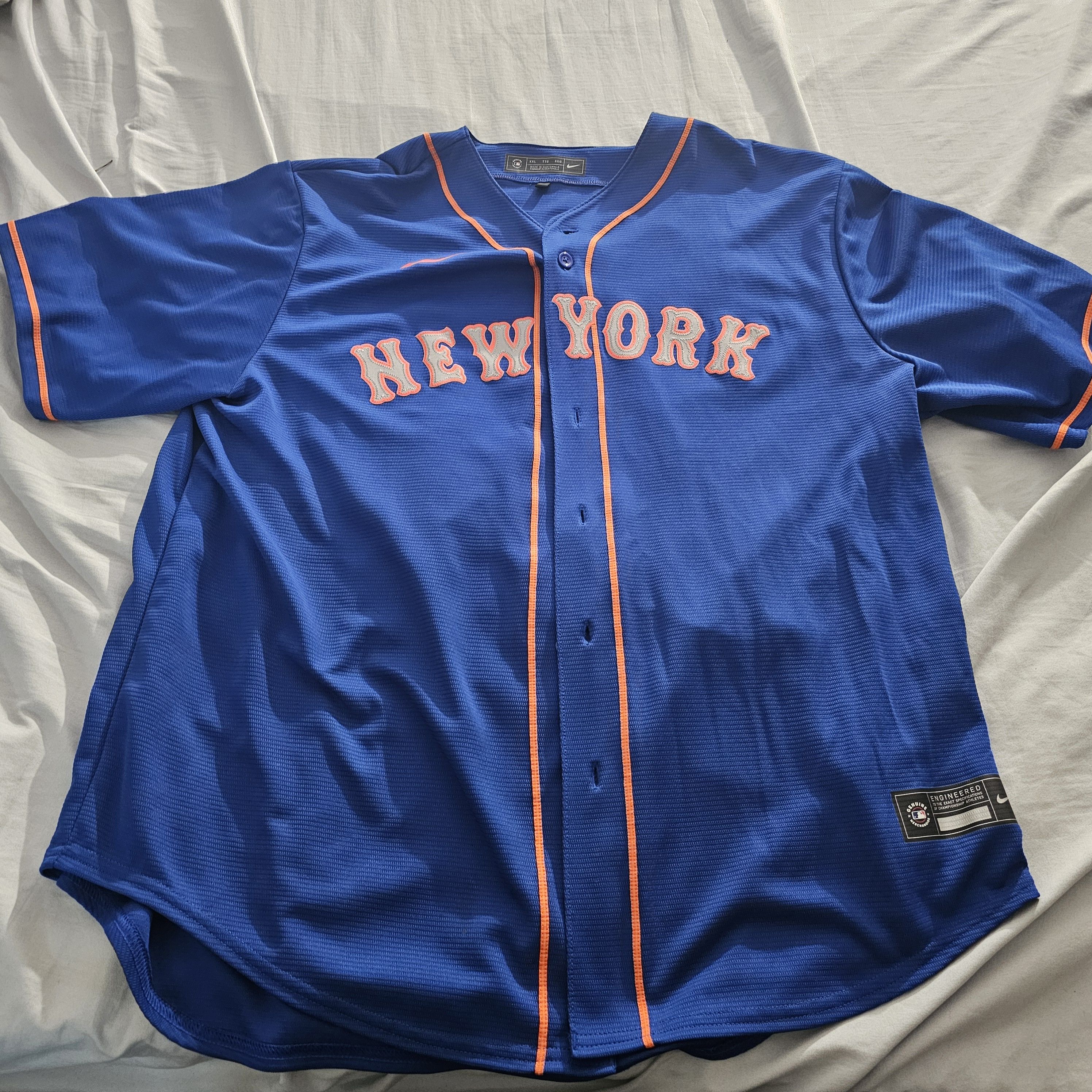 Nike Mets Degrom Road Alternate Size US XXL / EU 58 / 5 - 2 Thumbnail
