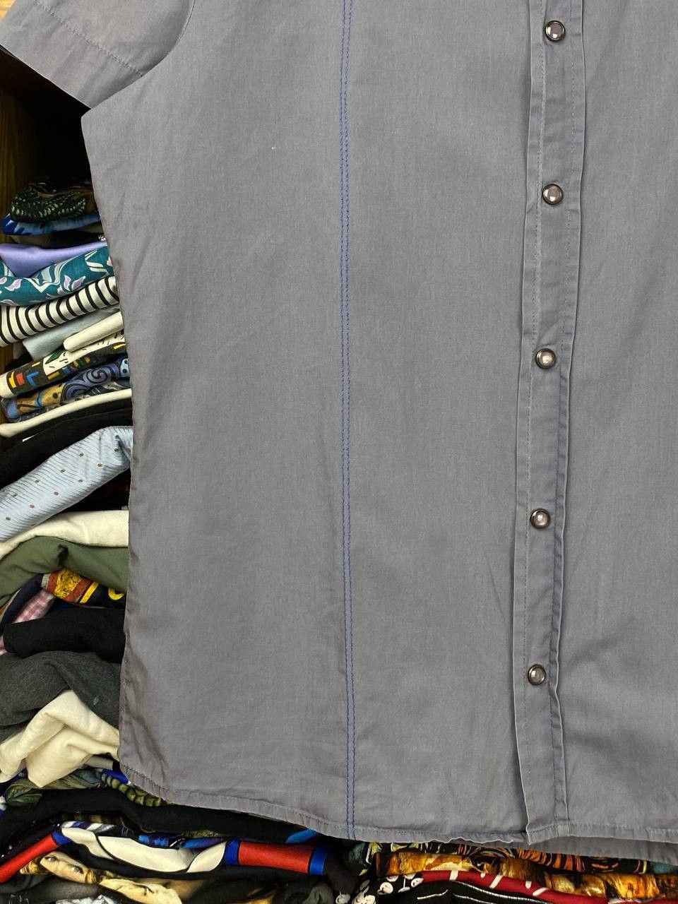 Diesel Vintage Diesel Embroidered Lines 00s Short Sleeve Shirt Size US S / EU 44-46 / 1 - 7 Thumbnail