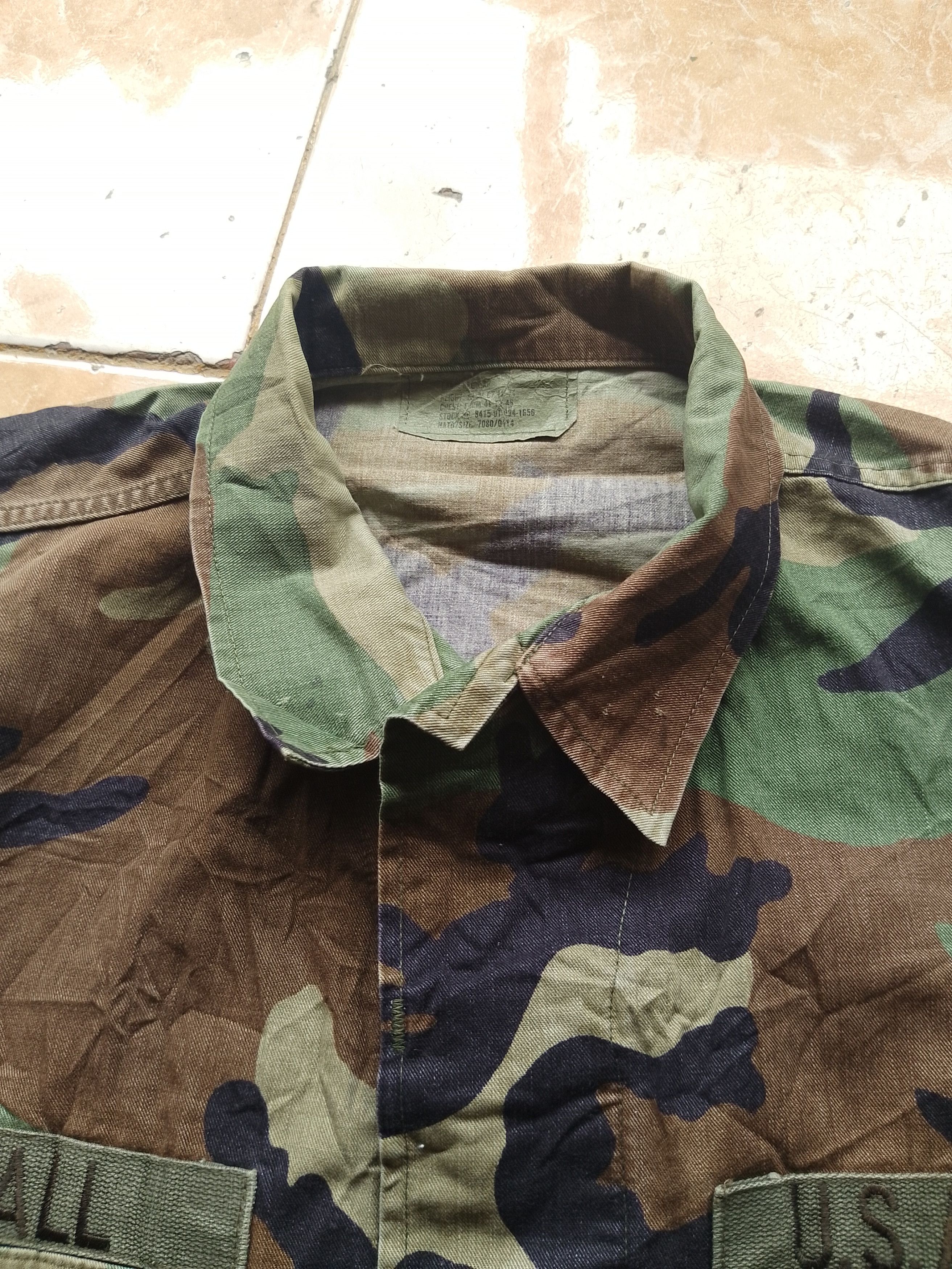 Vintage Vintage US ARMY Coat Woodland Camo Size US L / EU 52-54 / 3 - 5 Thumbnail