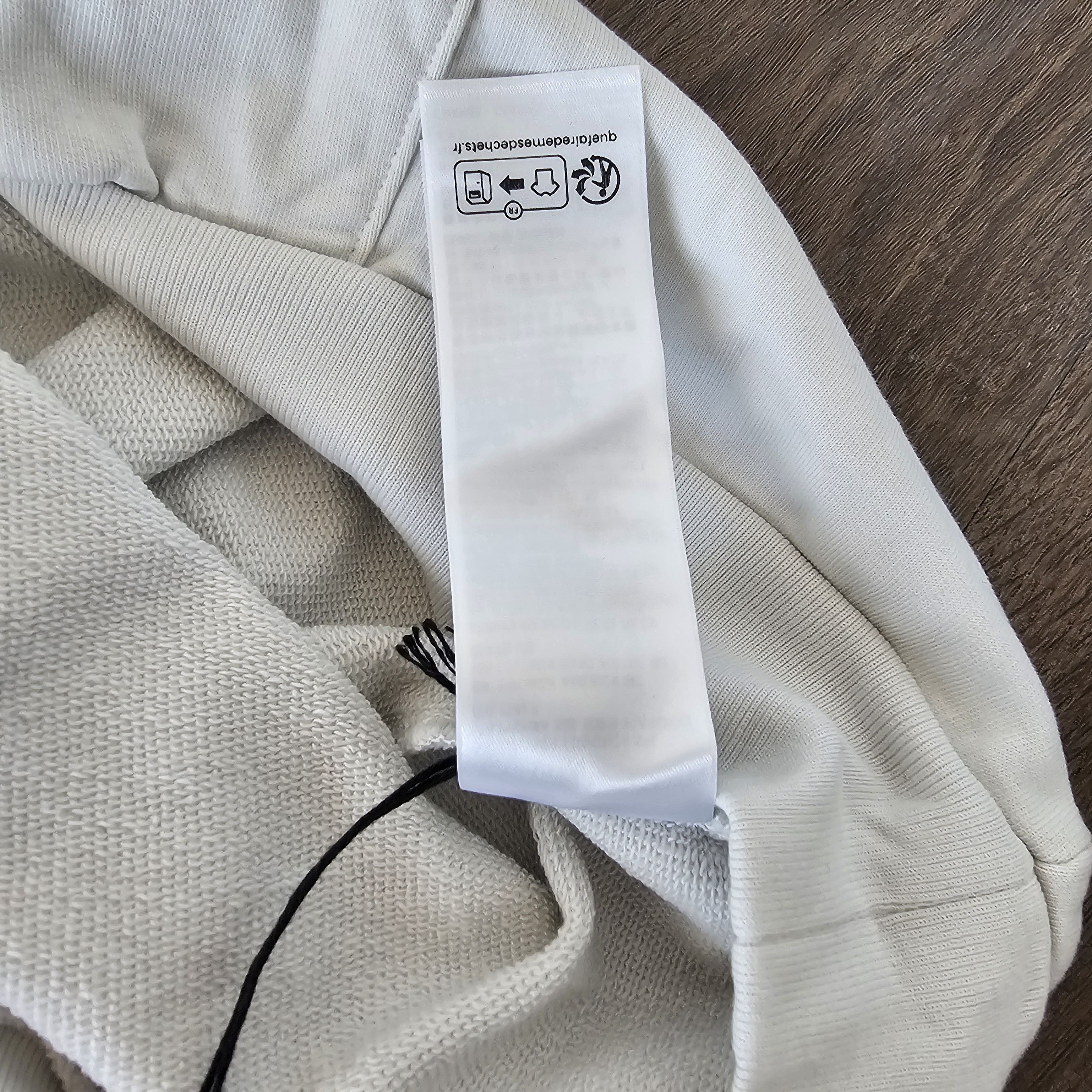 Balenciaga Balenciaga Large Fit Hoodie 'Dirty White Size US M / EU 48-50 / 2 - 9 Thumbnail