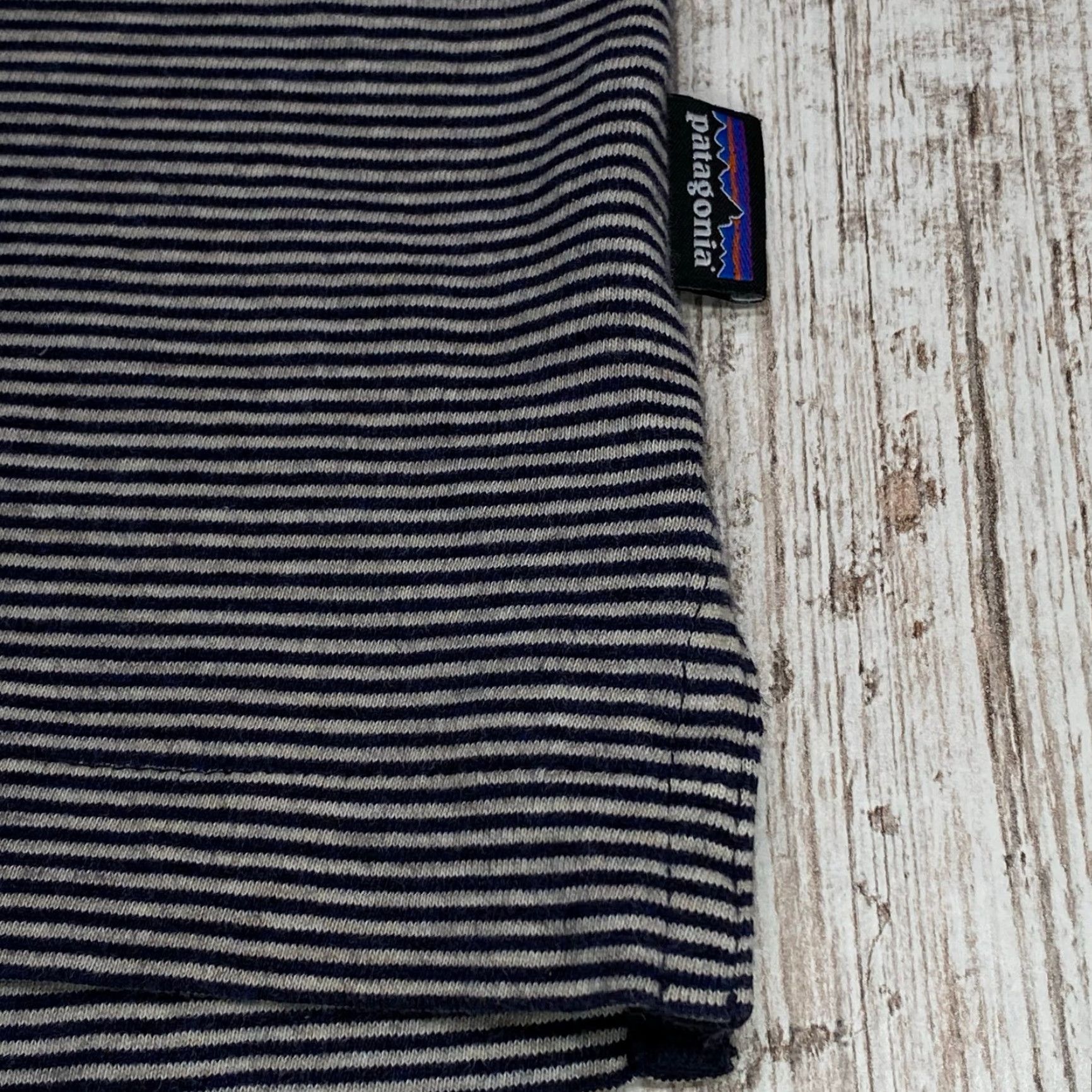 Patagonia Patagonia Polo Men's 2XL Black Striped Short Sleeve 100% Organic Cotton Pocket Size US XXL / EU 58 / 5 - 7 Thumbnail
