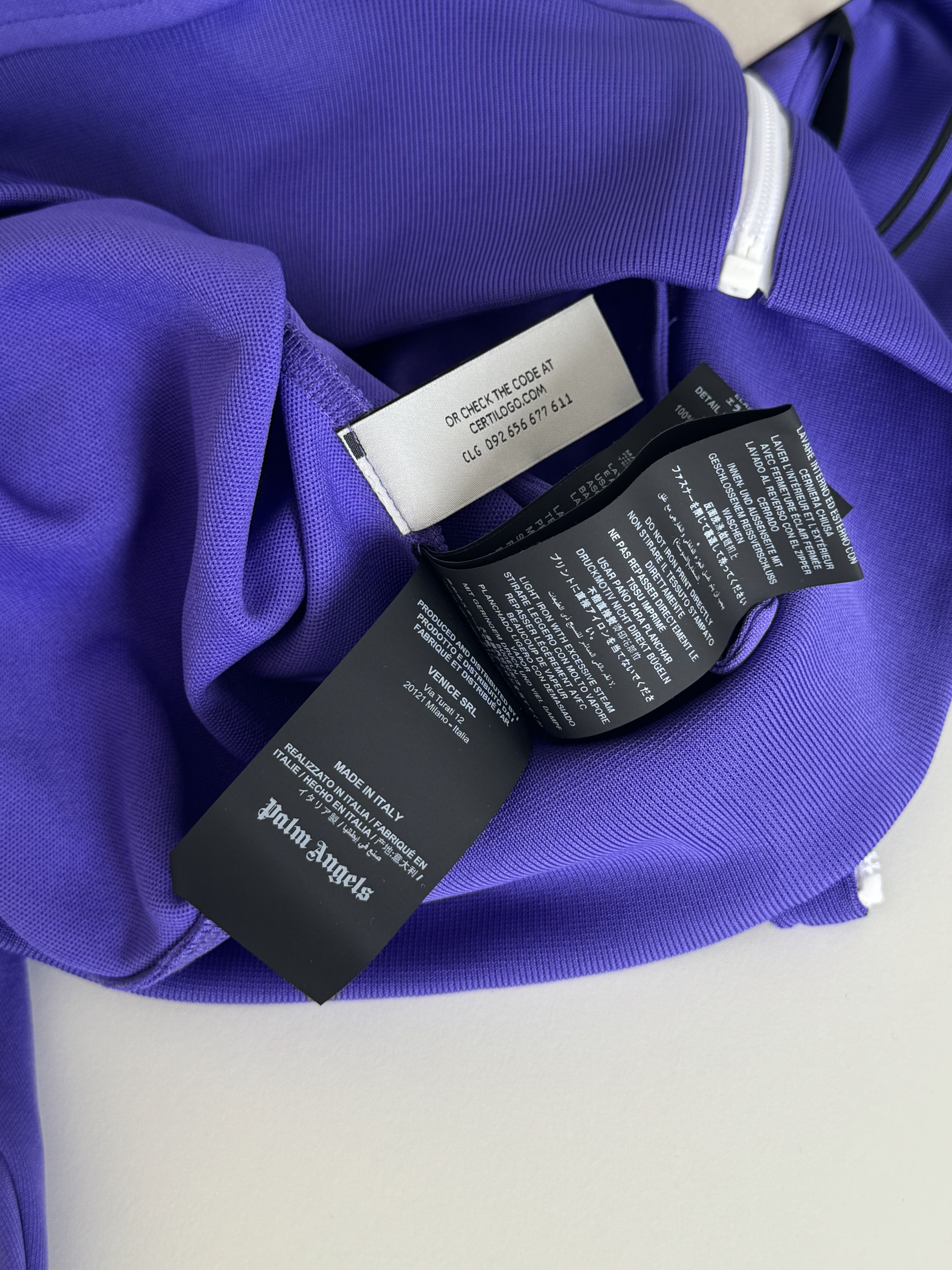 Palm Angels PALM ANGELS PURPLE TRACKSUIT | SIZE XS Size US XS / EU 42 / 0 - 12 Thumbnail