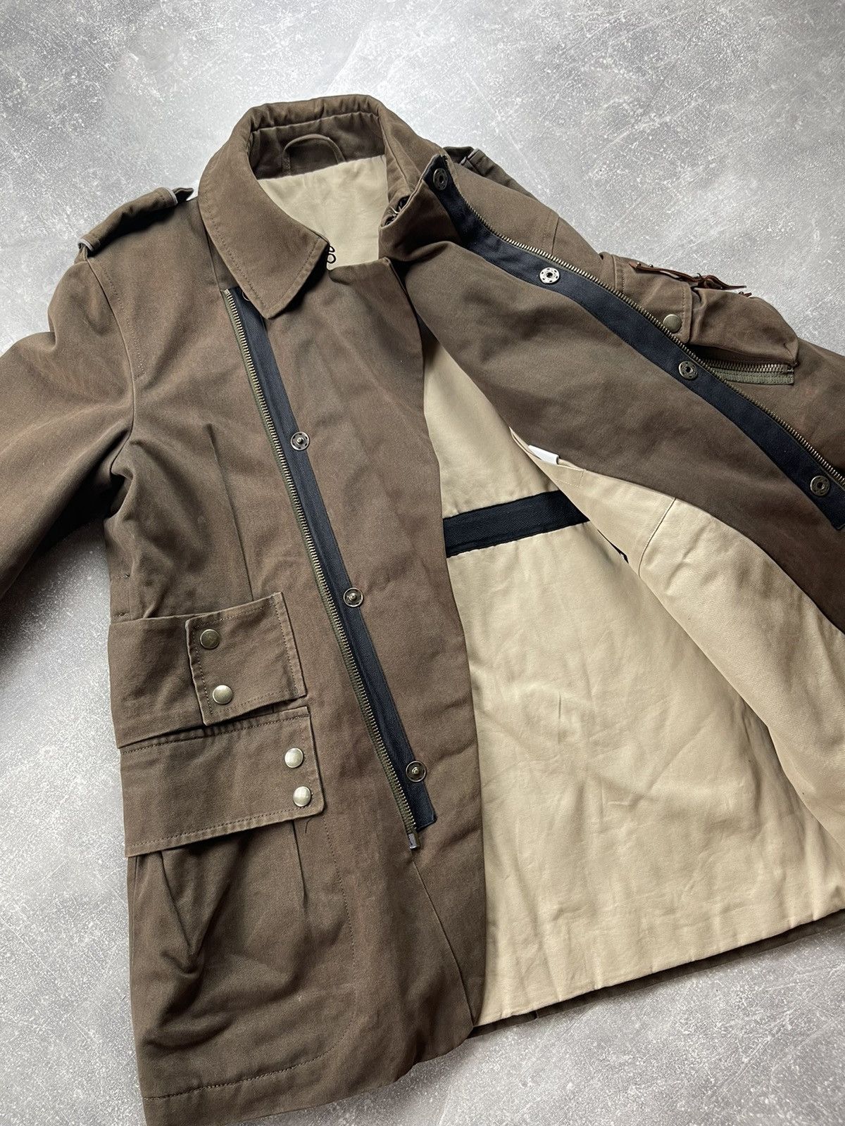Andrew Mackenzie Vintage Andrew Mackenzie Military Jacket 00s Avant Garde Size US L / EU 52-54 / 3 - 15 Thumbnail