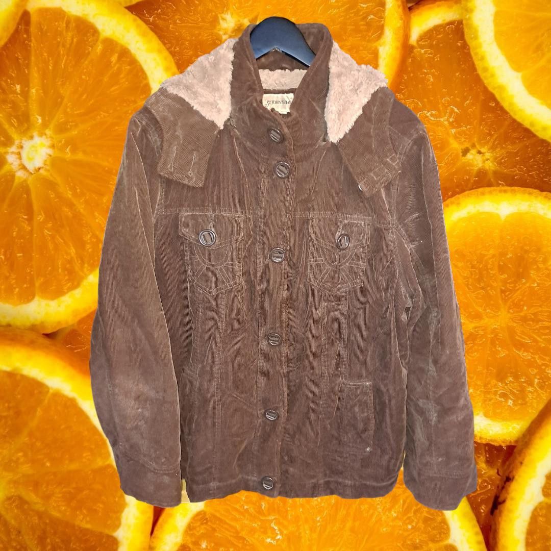 Other Vintage Y2K St John's Bay Corduroy Jacket With Hood and Faux Size US XL / EU 56 / 4 - 1 Thumbnail