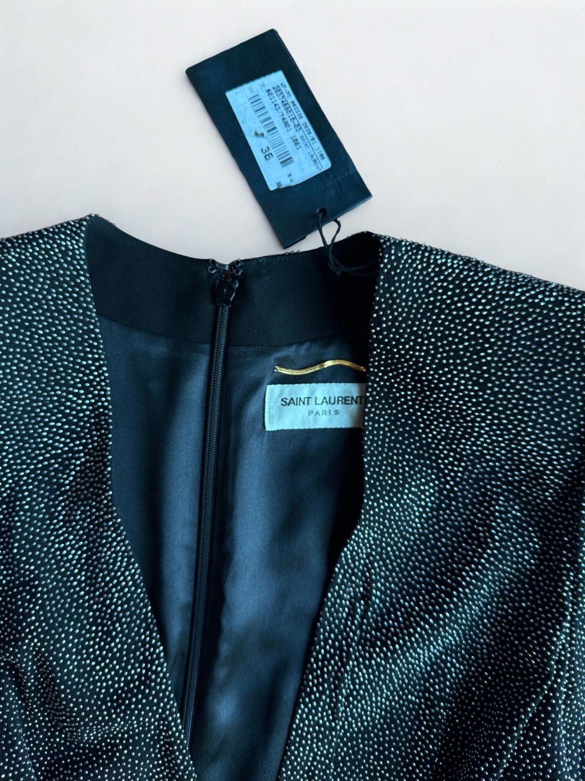 Saint Laurent Paris Saint Laurent Studded Mini Dress FW 2019 Runway US 4 FR 36 Size S / US 4 / IT 40 - 3 Thumbnail