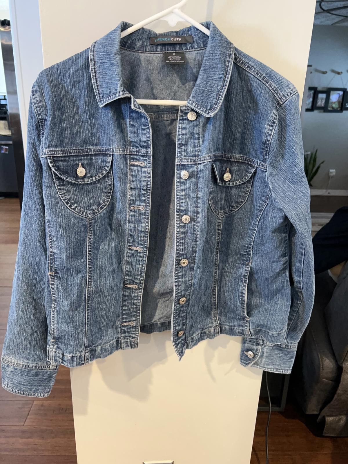 Other French Cuff Women's Medium Denim Jacket Size M / US 6-8 / IT 42-44 - 1 Thumbnail