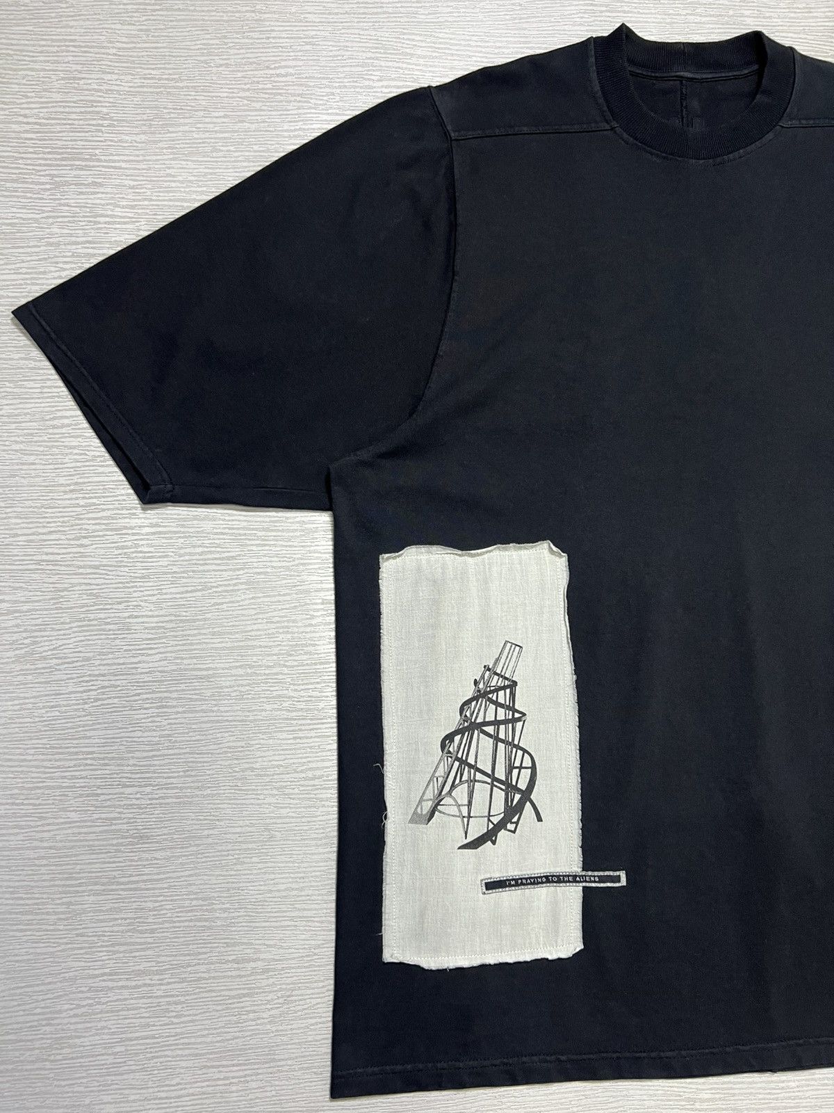 Rick Owens Rick Owens Drkshdw - S/S 19 - Graphic Patch Oversized TShirt Size US M / EU 48-50 / 2 - 3 Thumbnail