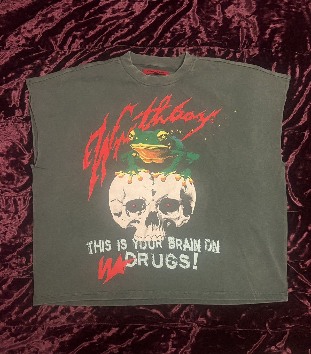 Other Wrathboy This Is Your Brain On Drugs Sleeveless Tee Men S Size US S / EU 44-46 / 1 - 1 Thumbnail