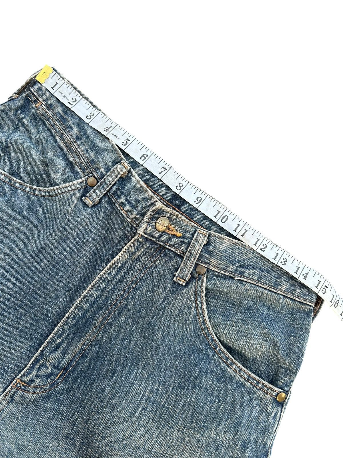 Japanese Brand × Vintage × Wrangler Wrangler Selvedge Baggy Distressed Denim Jeans Size US 30 / EU 46 - 10 Thumbnail