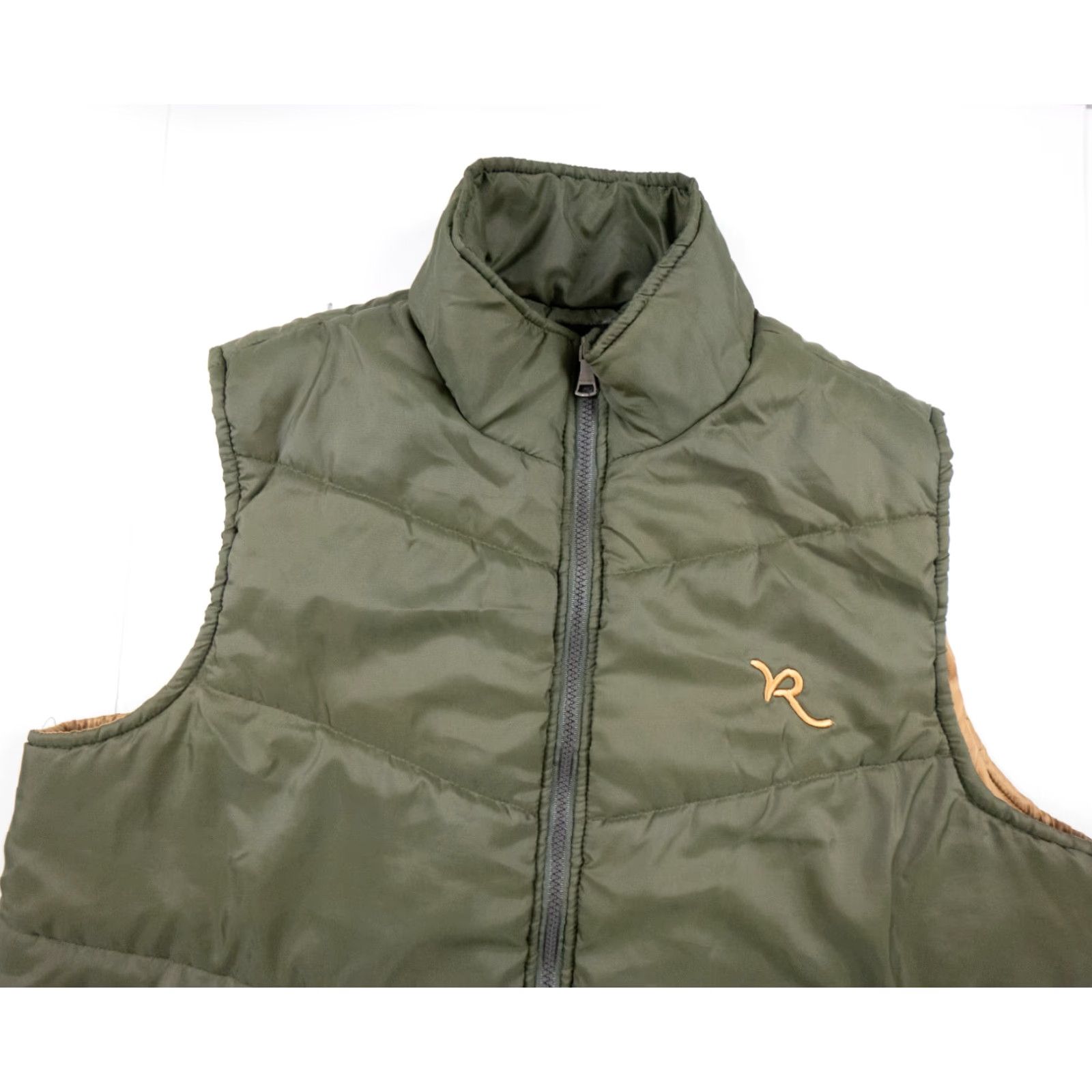 Rocawear Rocawear Adult XLarge Green Puffer Vest Jacket Full Zip Mens Hip Hop Outdoors Way Size US XL / EU 56 / 4 - 2 Thumbnail