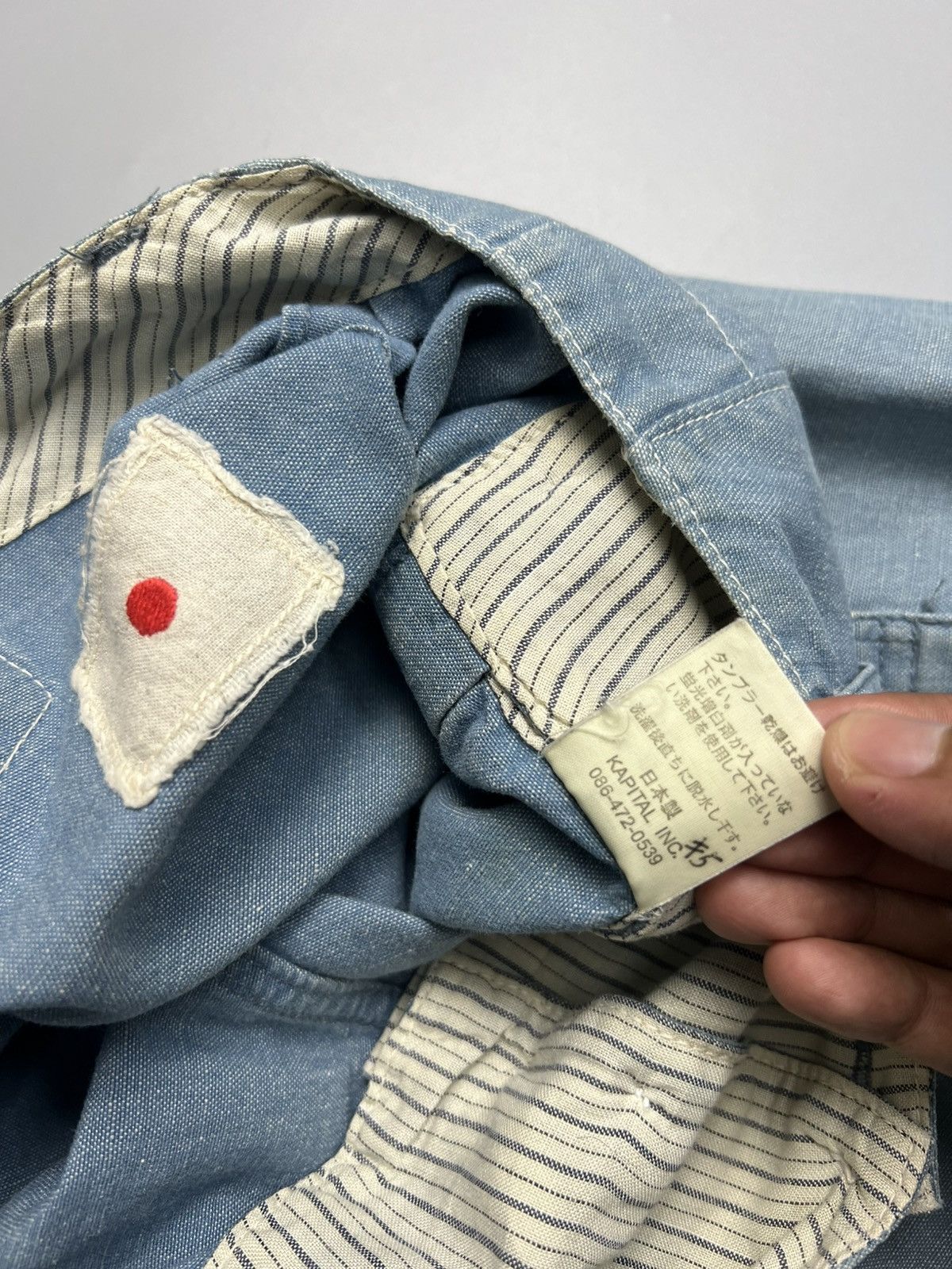 Kapital × Kapital Kountry Vintage 2000s Kapital USN Sailor Button Shorts Size US 31 - 6 Thumbnail