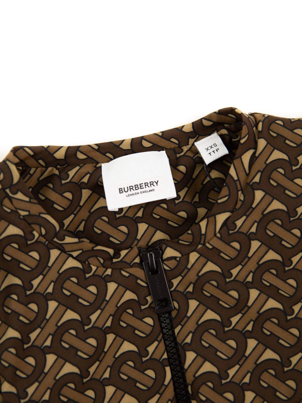 Burberry NEW Burberry Womens All-Over Monogram Vest XX-Small Brown Size XXS / US 00 / IT 34 - 4 Thumbnail