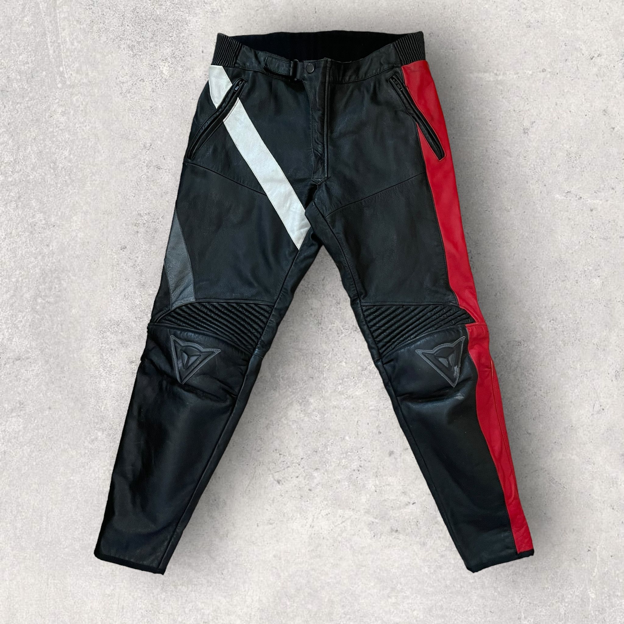 Dainese Racing Leather Motorcycle Pants Trousers Y