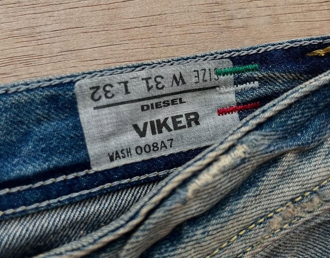 Diesel Vintage diesel ripped jeans Size US 33 - 6 Thumbnail