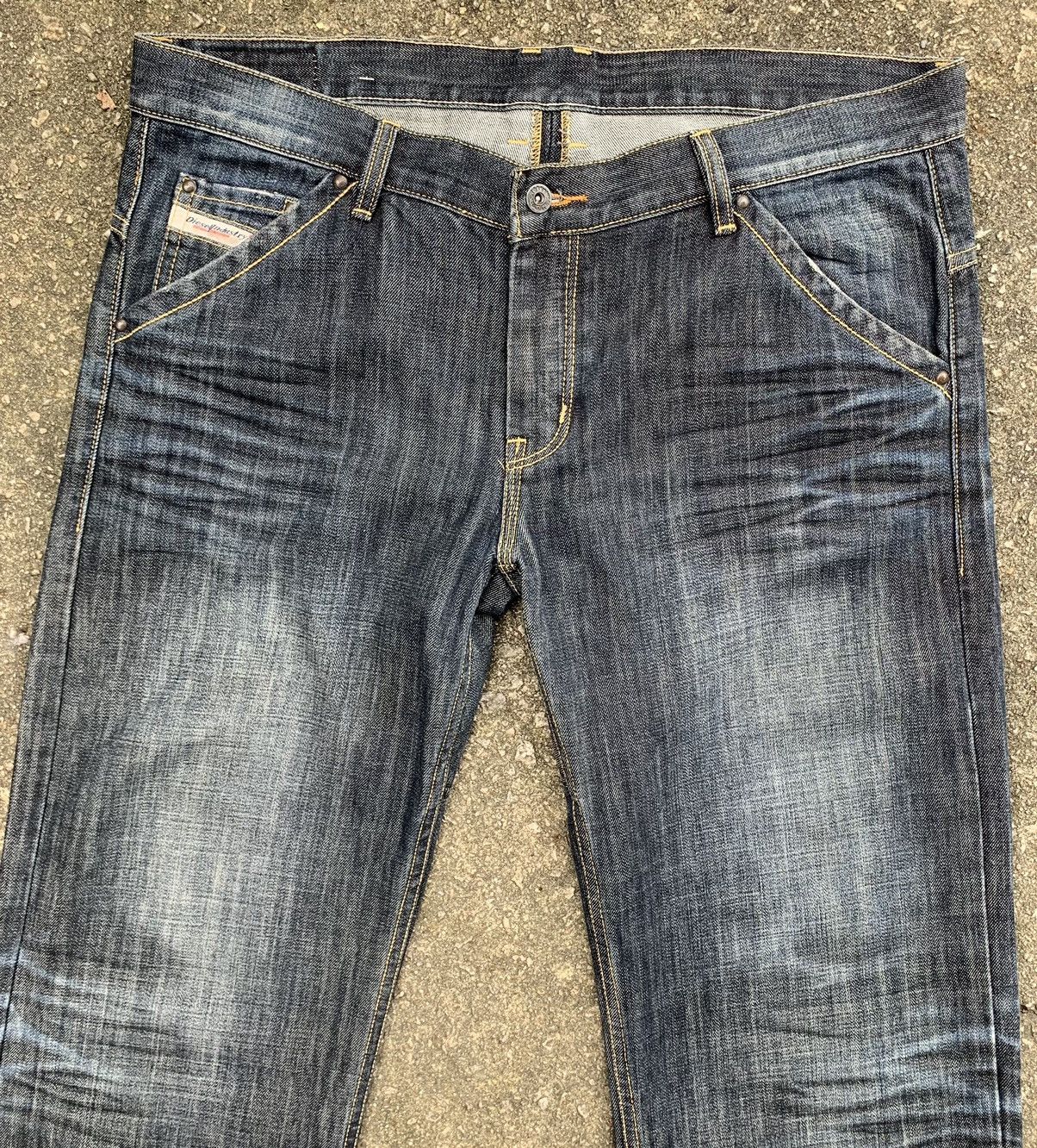 Diesel Rare.. Diesel Buckle Back Denim Jeans Pants Size US 40 / EU 56 - 9 Thumbnail