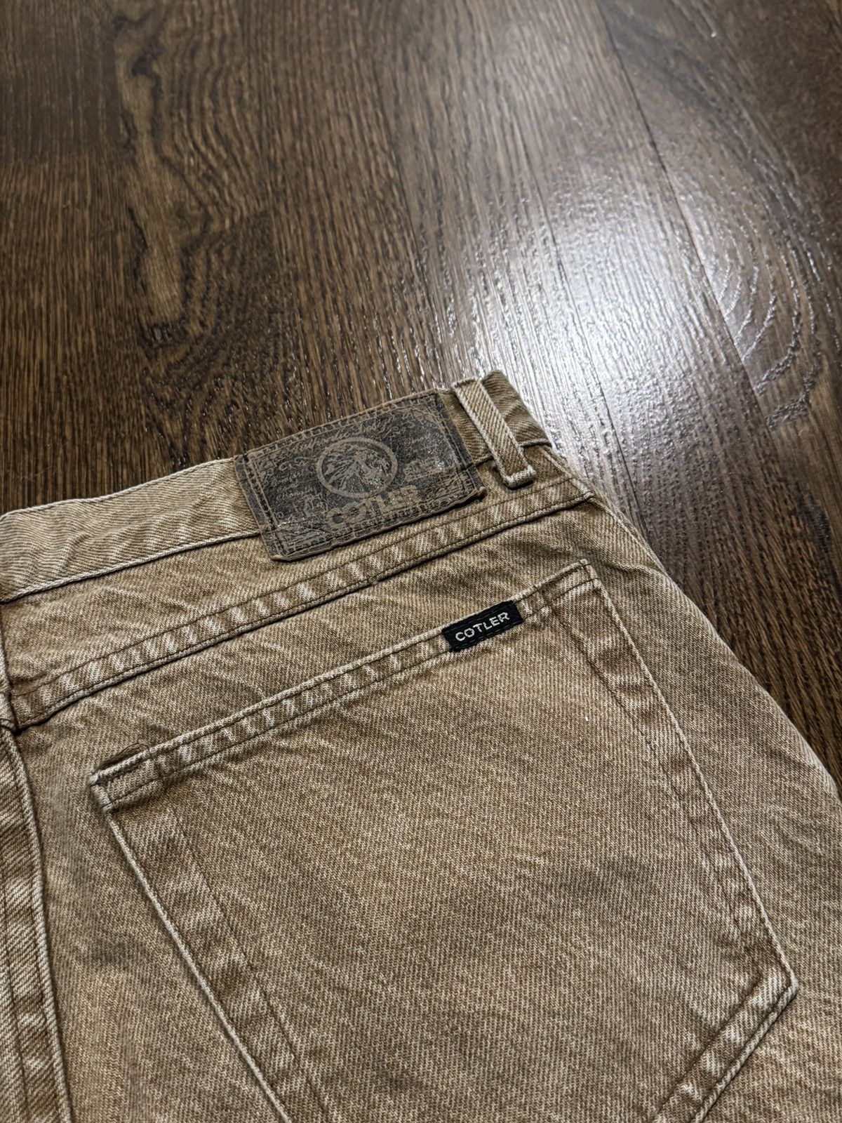 Other Cotler Beige Denim Shorts Size US 33 - 3 Thumbnail