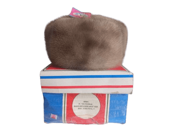 Other Hat Men’s Mink Ushanka Gray Size M 57 Size ONE SIZE - 1 Thumbnail