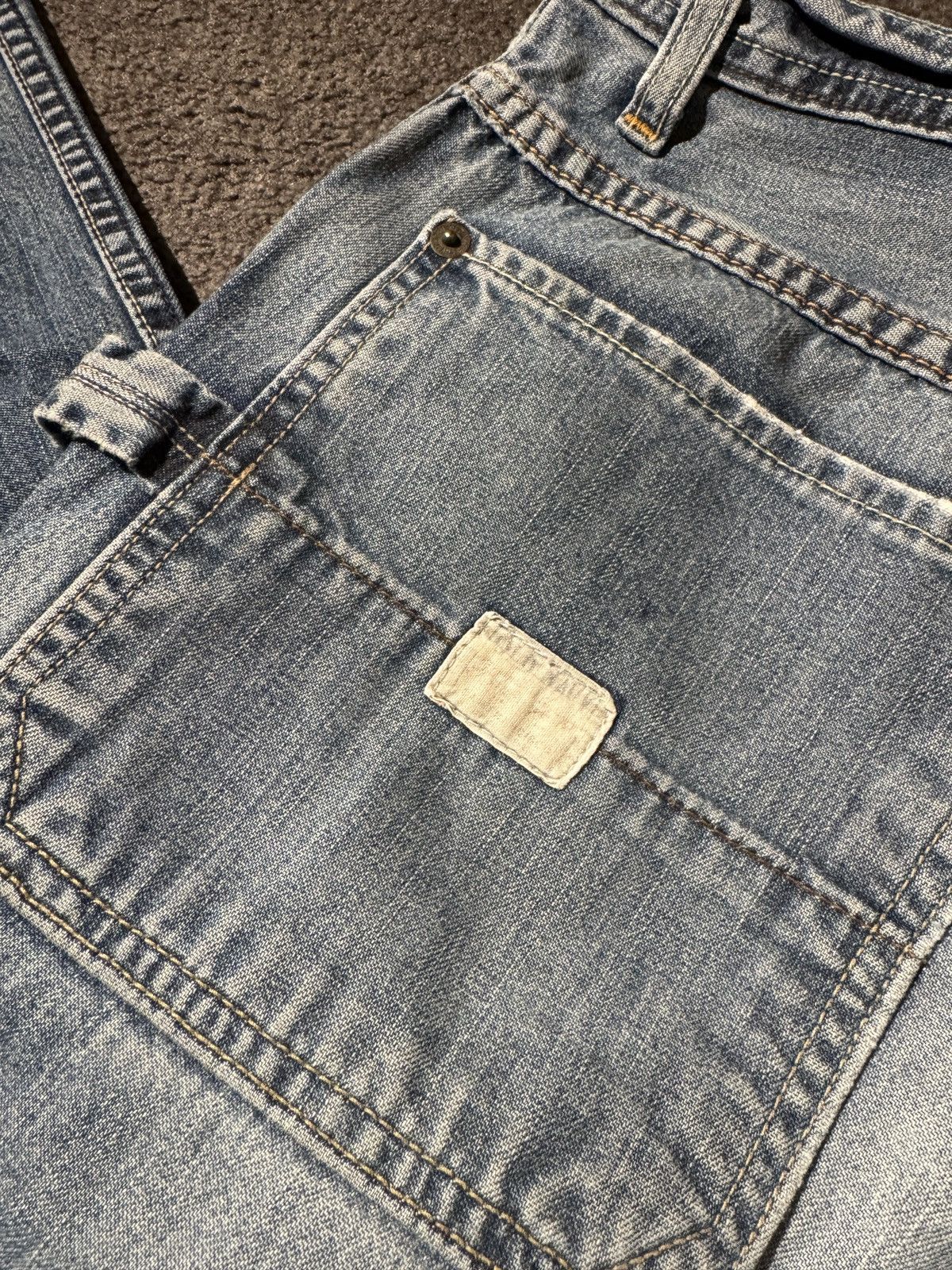Old Navy Vintage Worn Painter’s Carpenter Jean Size US 33 - 3 Thumbnail