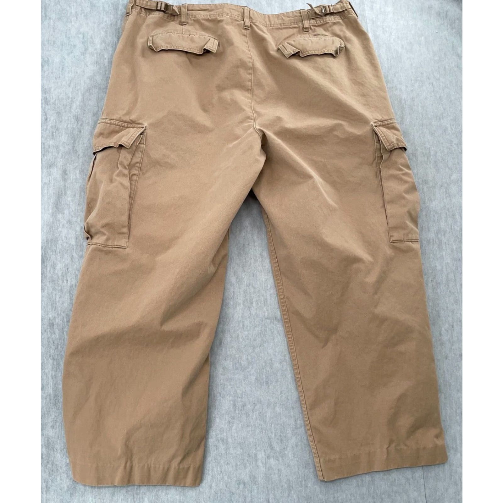 Tommy Hilfiger VINTAGE Tommy Hilfiger Pants Adult 38 Brown Cargo Cargo Pockets Logo Baggy Y2K Mens Size US 38 / EU 54 - 2 Thumbnail