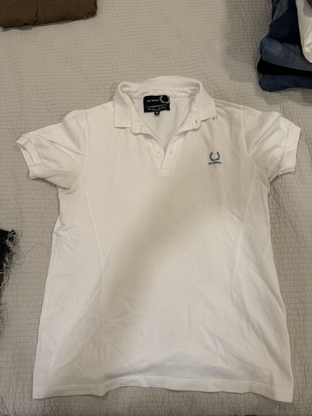 Fred Perry × Raf Simons Fred Perry x Raf Simons white polo Size US M / EU 48-50 / 2 - 1 Thumbnail