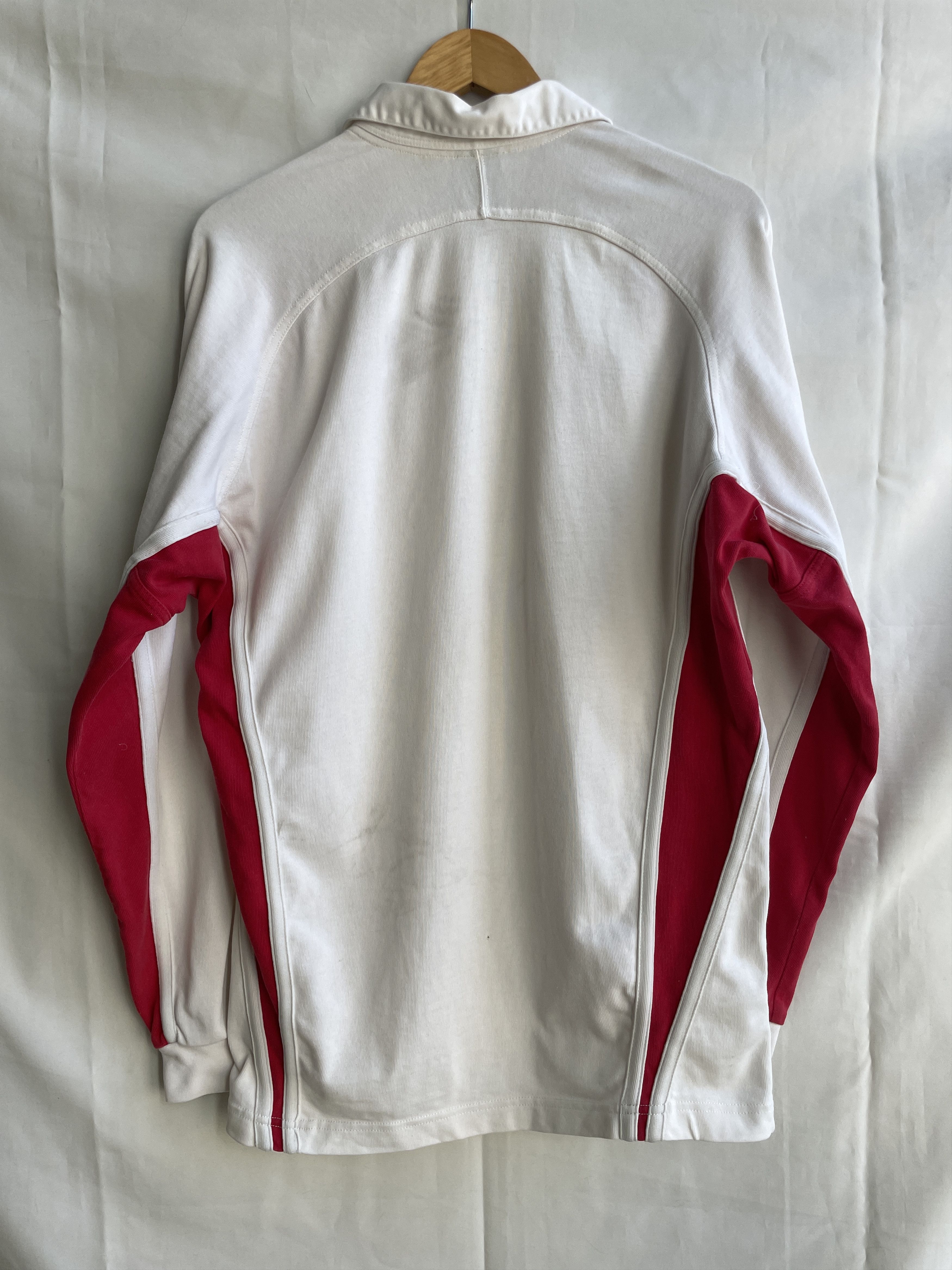 Nike Vintage 00s England Nike Rugby Polo Long Sleeve Shirt Jersey Size US M / EU 48-50 / 2 - 2 Thumbnail