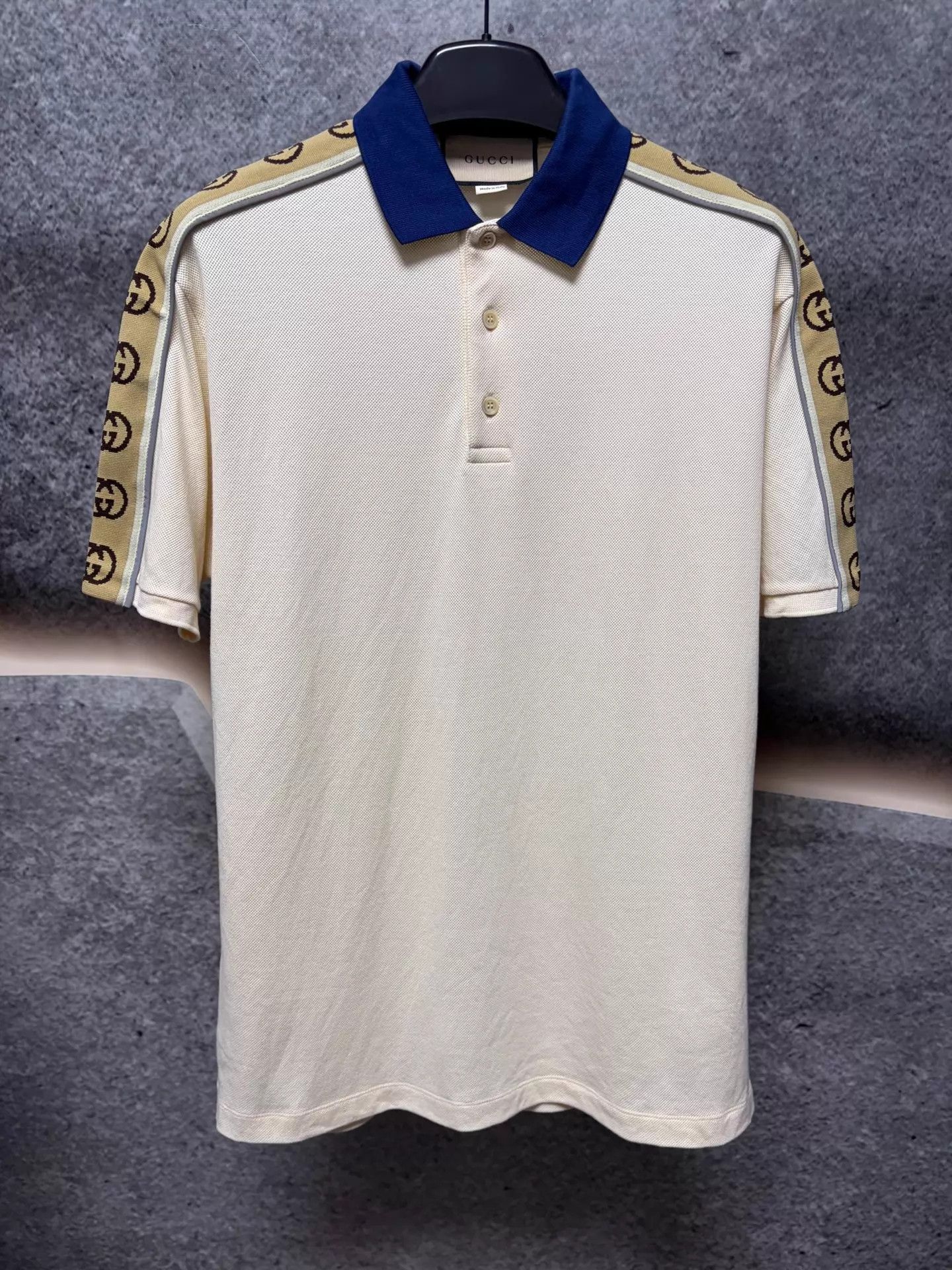 Gucci Gucci Men's L Short Sleeve Polo Made in Italy New Size US L / EU 52-54 / 3 - 1 Thumbnail