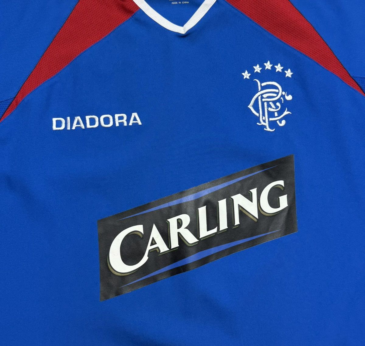 Diadora Glasgow Rangers 2003 2005 Home Shirt Soccer Jersey Diadora Size US L / EU 52-54 / 3 - 7 Thumbnail