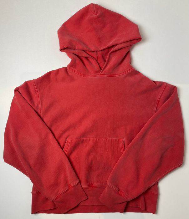 Kanye West Yeezy Season 3 Oversized Small Hoodie in Fluoro Red