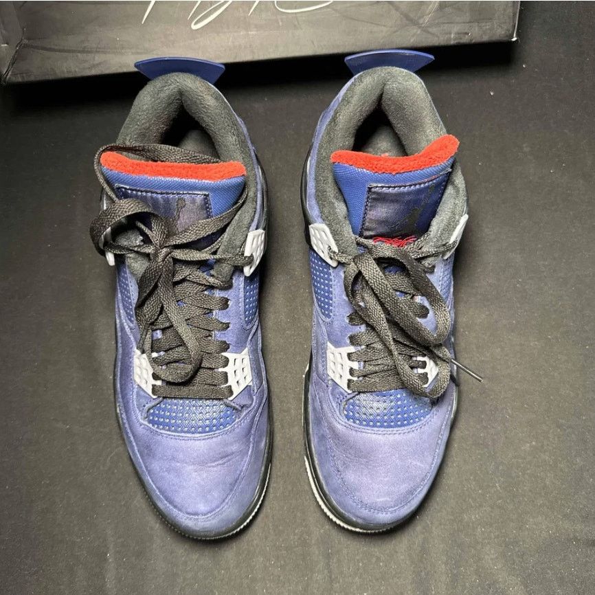 Jordan Brand × Nike Size 9 - Nike Air Jordan 4 Retro Winter Loyal Blue Shoes Size US 9 / EU 42 - 4 Thumbnail