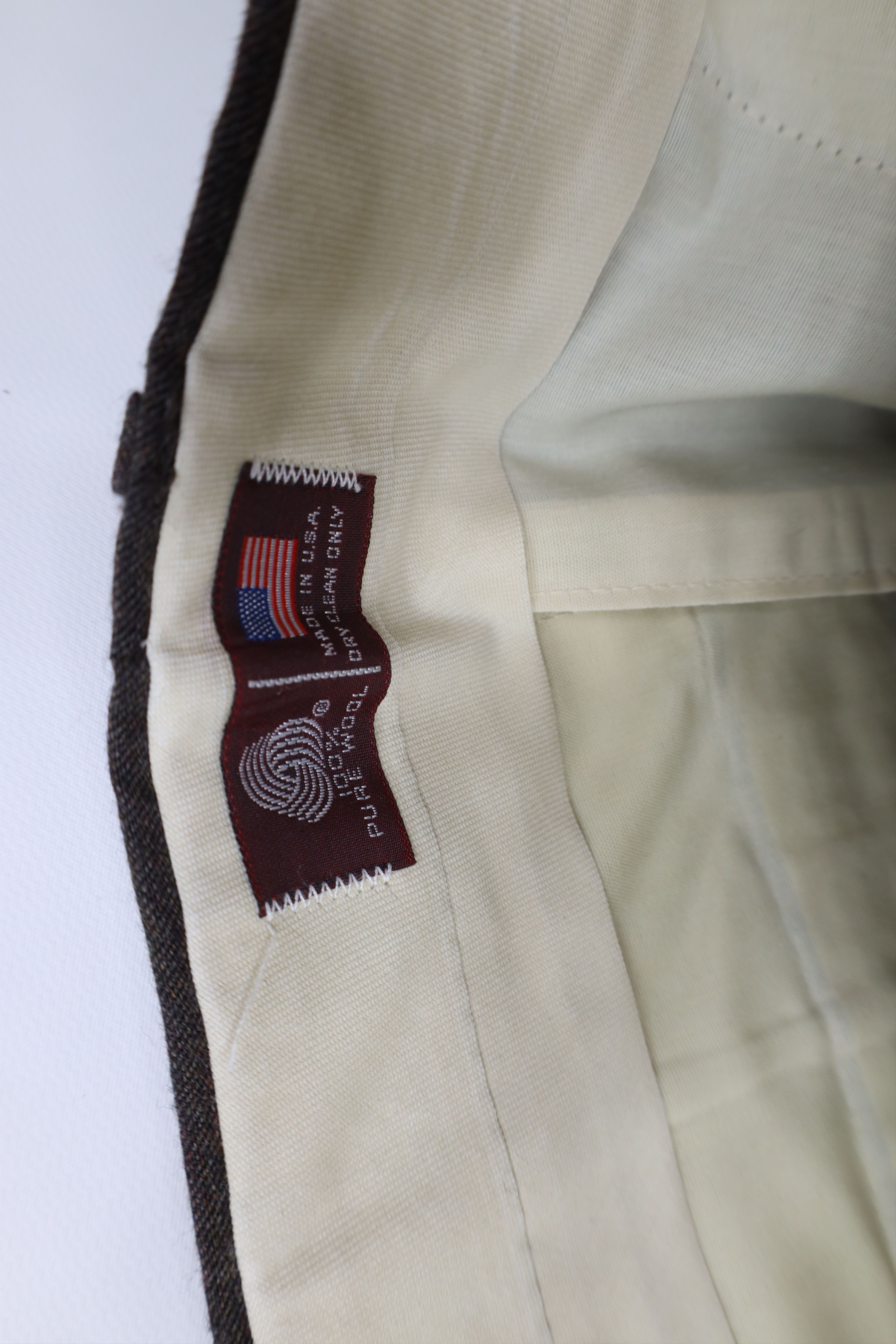 Vintage Vintage 70s Streetwear Flannel Knit Wide Leg Chino Pants USA Size US 38 / EU 54 - 6 Thumbnail
