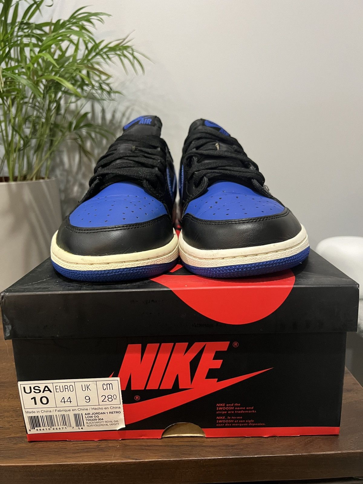 Jordan Brand × Nike Jordan 1 Low - Royal (2015) Size US 10 / EU 43 - 14 Thumbnail