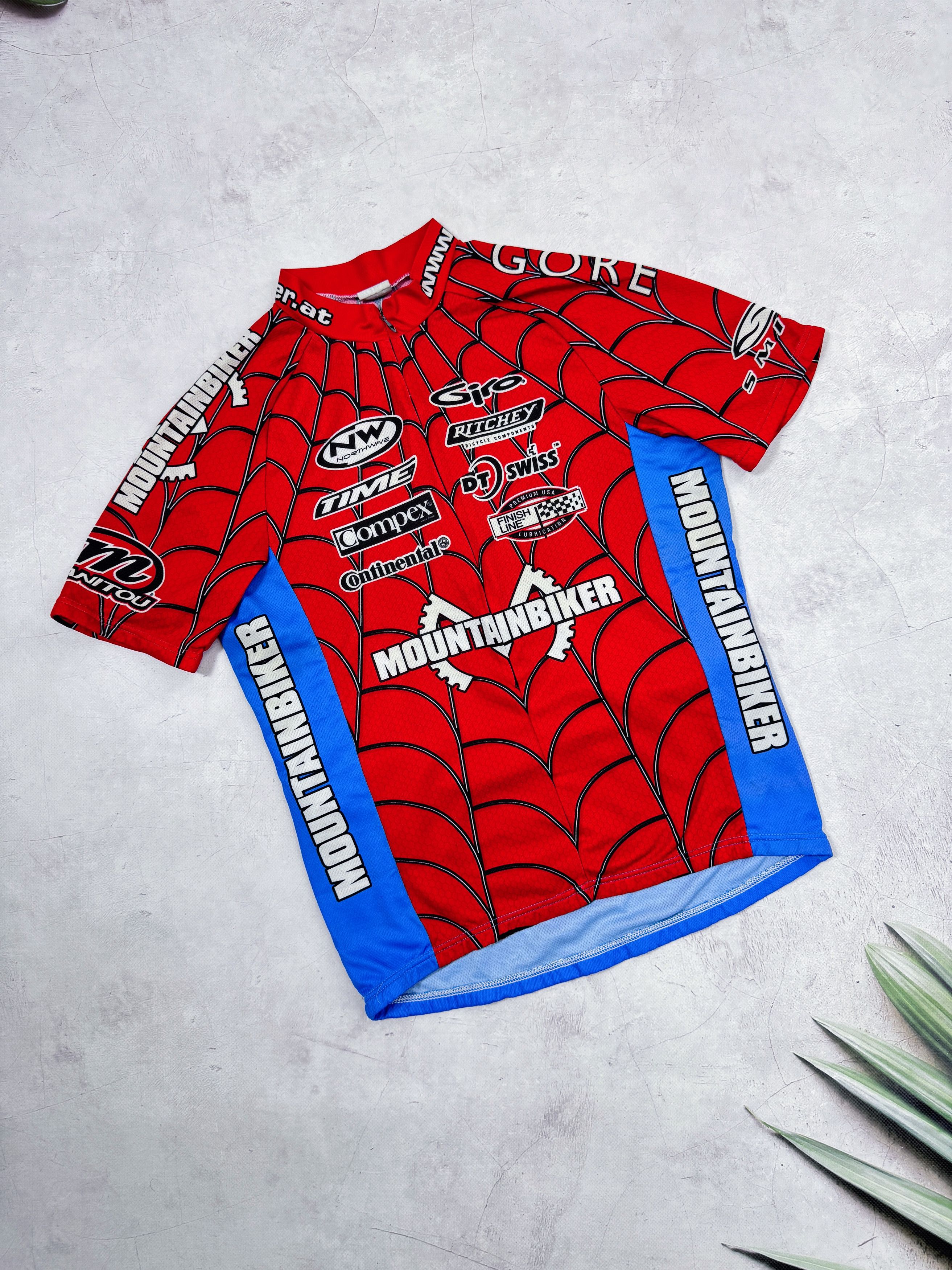 Vintage Mountainbiker Cycling Jersey Continental Giro DT Swiss Size US M / EU 48-50 / 2 - 5 Thumbnail