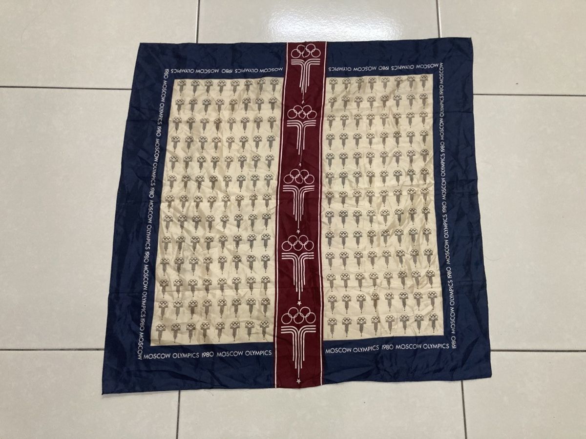 Other × Vintage Vintage 1980 Moscow Olympic Handkerchief Size ONE SIZE - 1 Thumbnail
